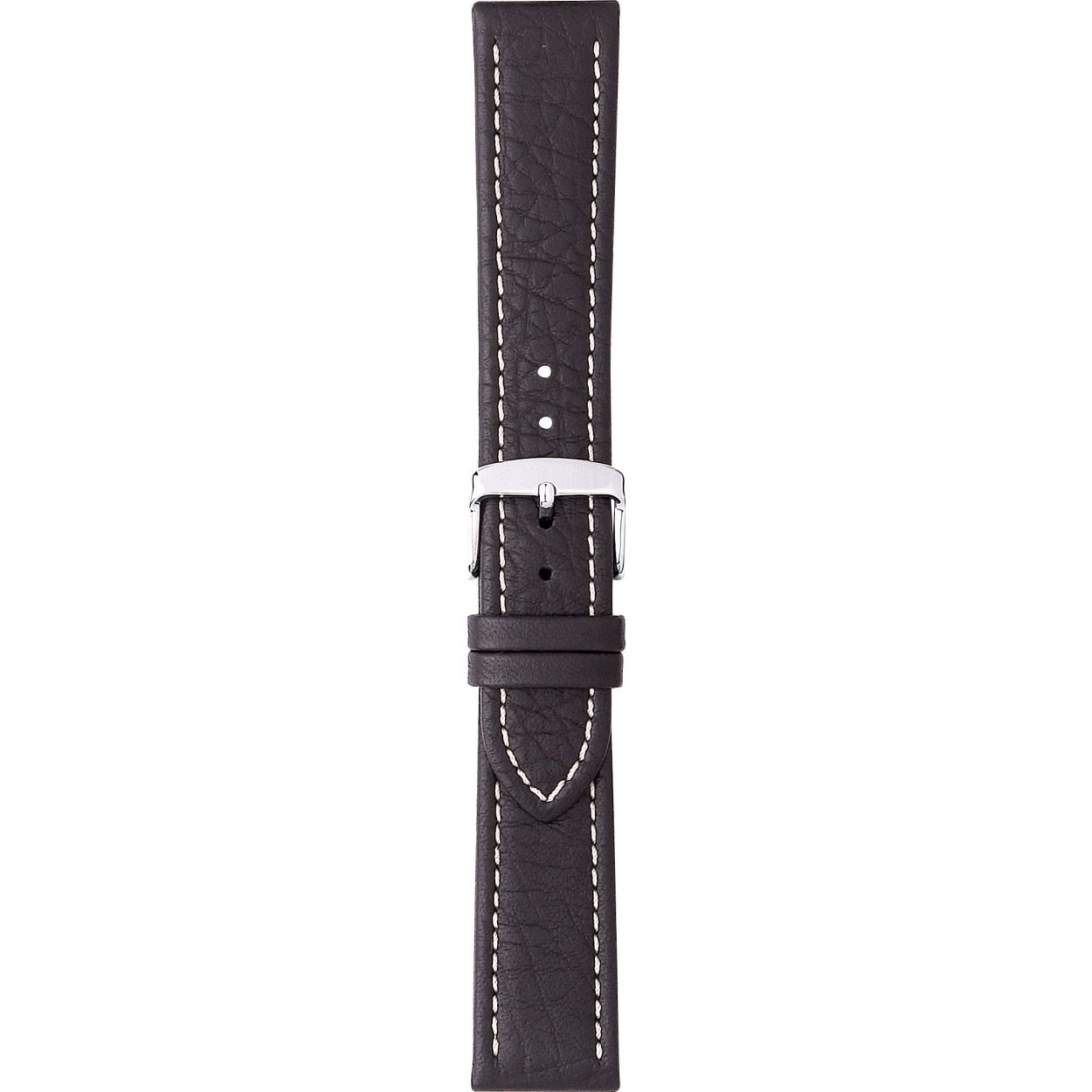 Een mooie horlogeband van het merk Condor gemaakt van leer. De kleur van deze horlogeband is zwart. De breedte is 20mm.