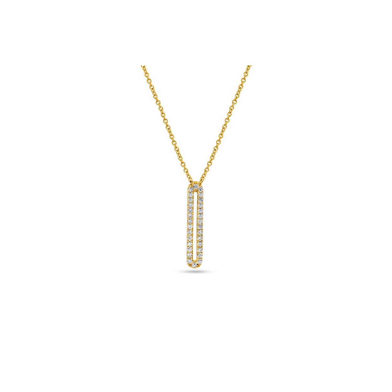 Oorstekers 18kt geel goud 0.10ct briljant