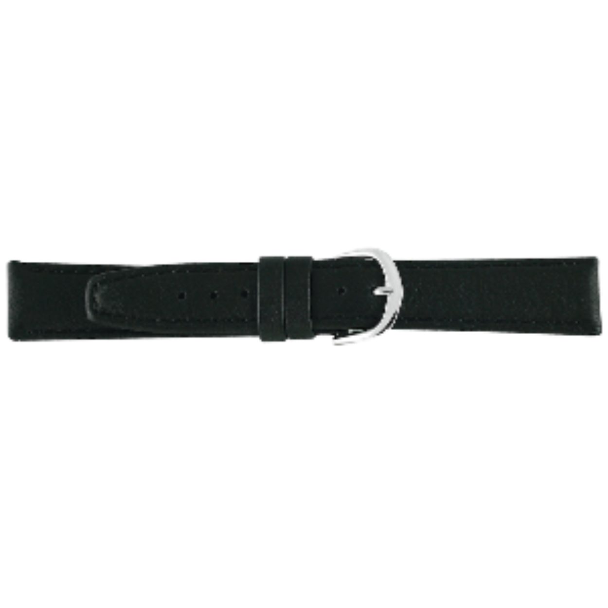 Horlogeband 18mm zwart waterafstotend
