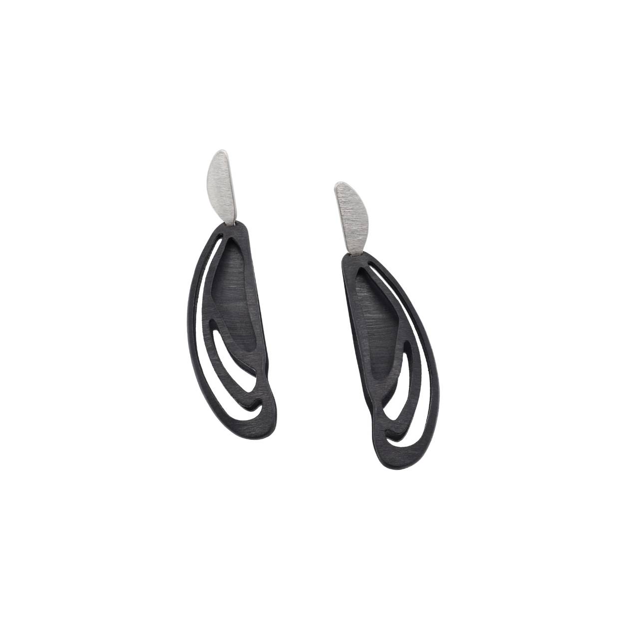 deco echo zilveren oorhangers