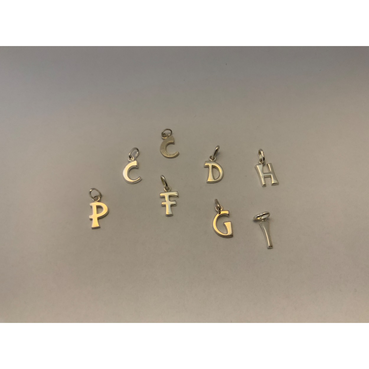 Zilver lettertjes fijn