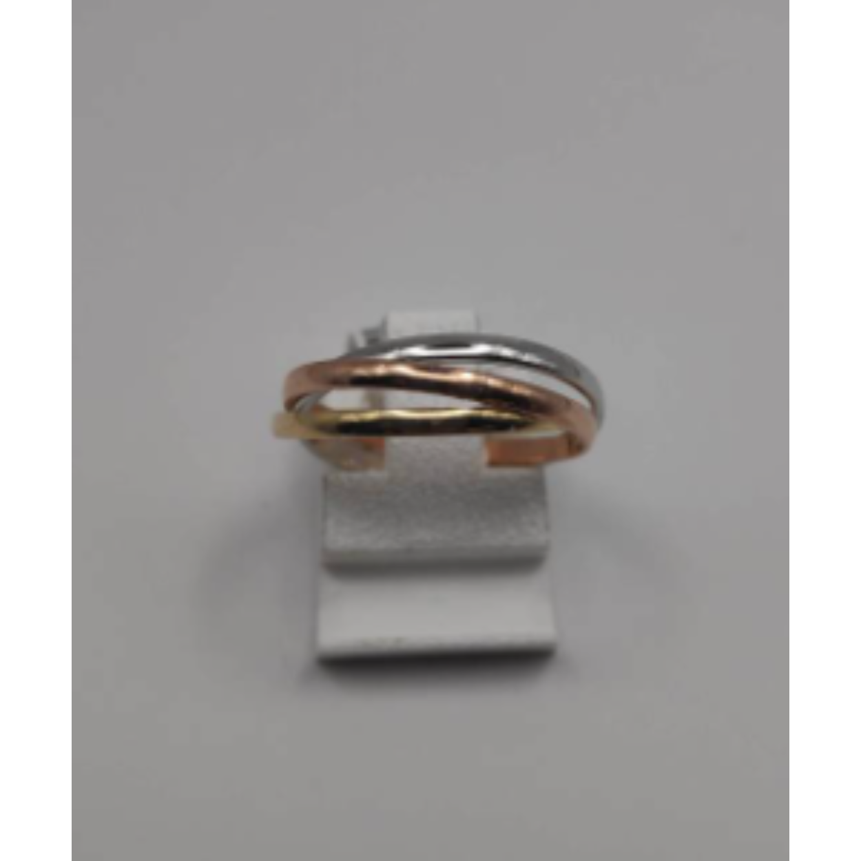 Gouden trocolor ring