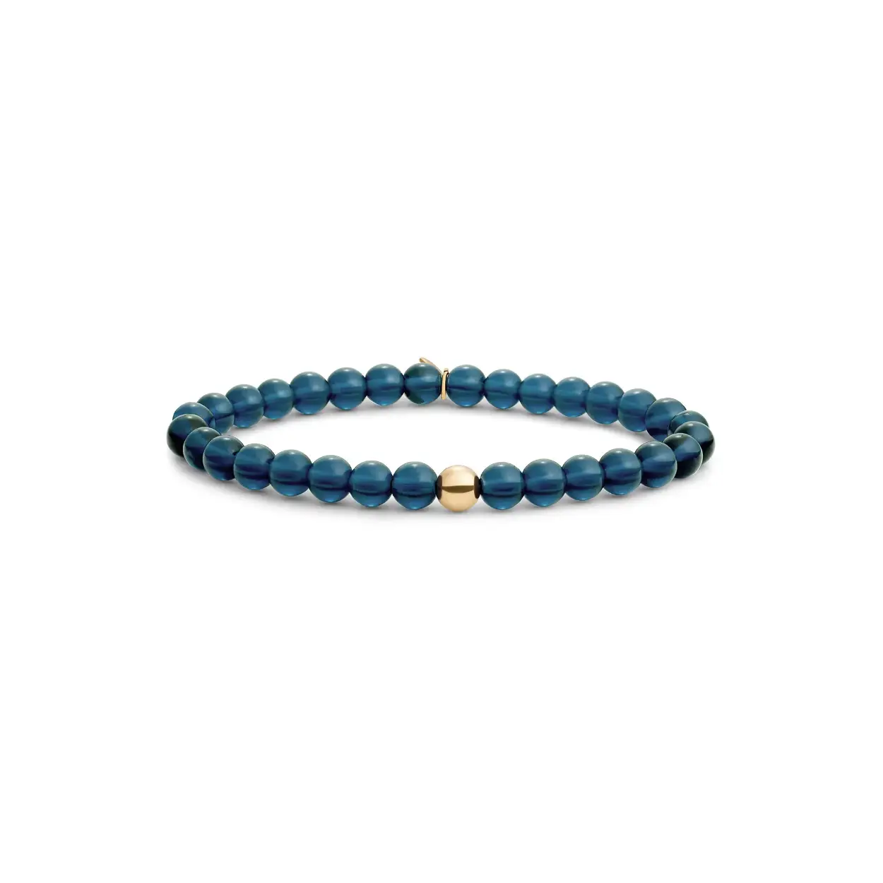 Sparkling Jewels Armband Ocean Topaz Quartz Saturn Large Gold 6mm SBG-GEM67-ADD-6MM