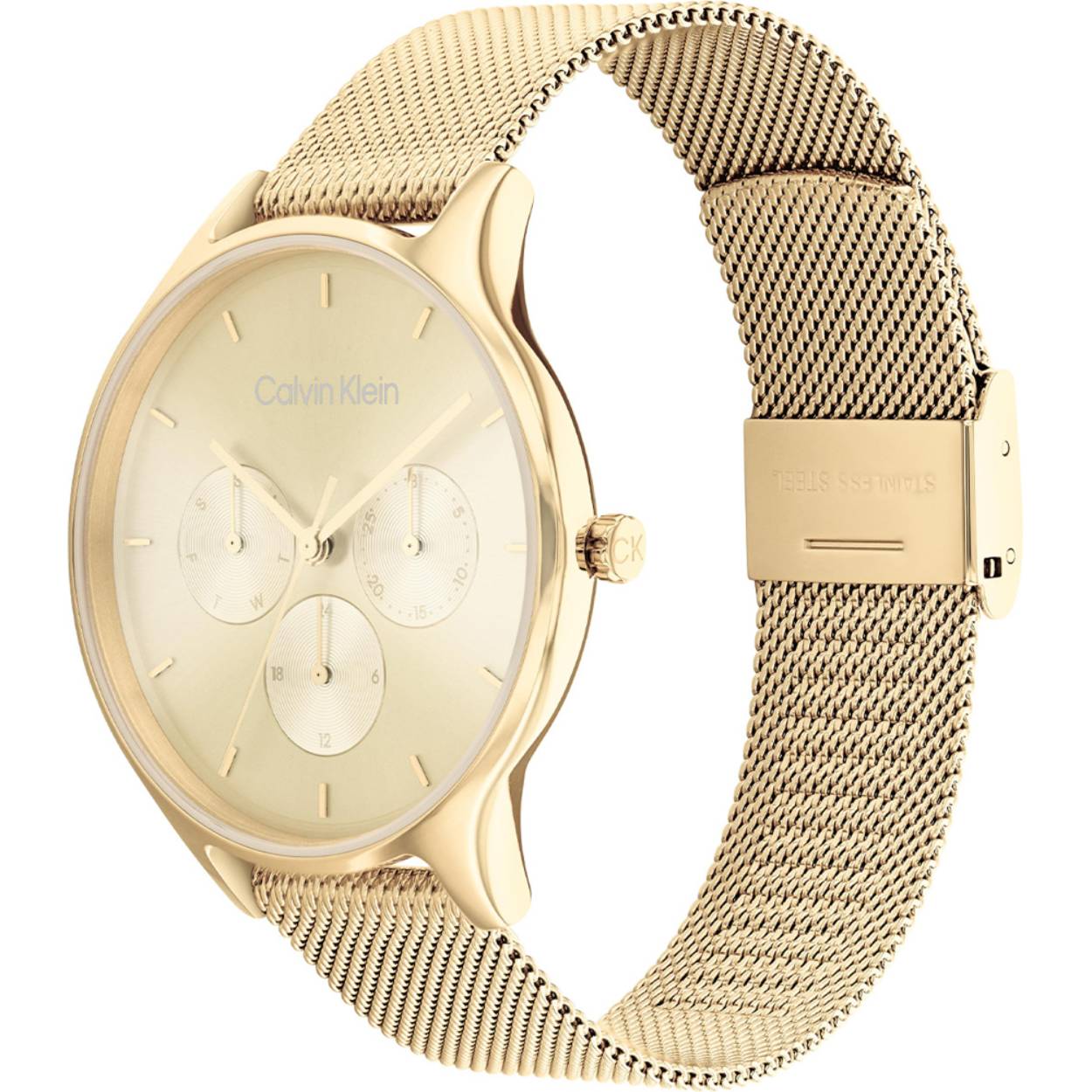 calvin klein Dames horloge  mesh band