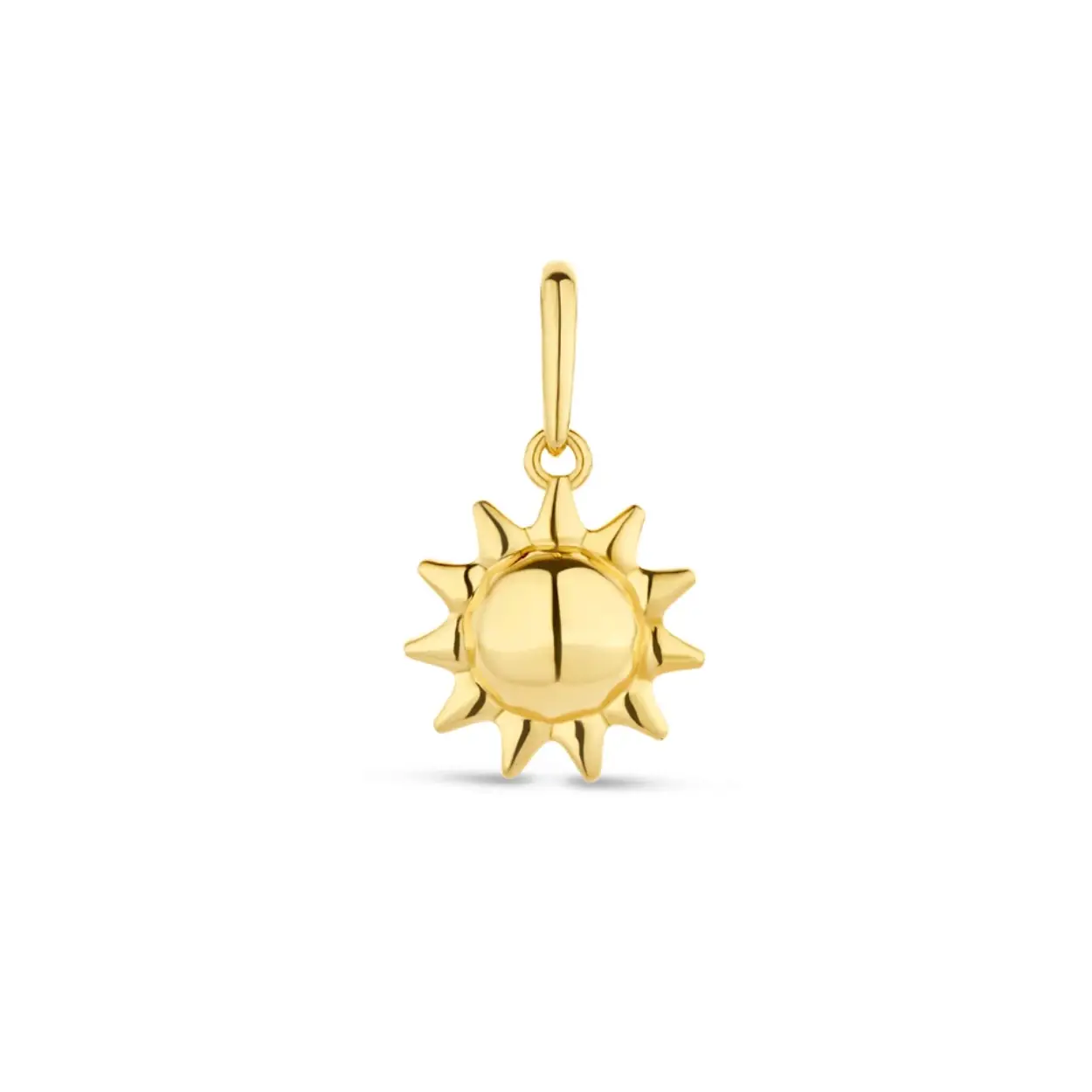 14k gouden hanger zon