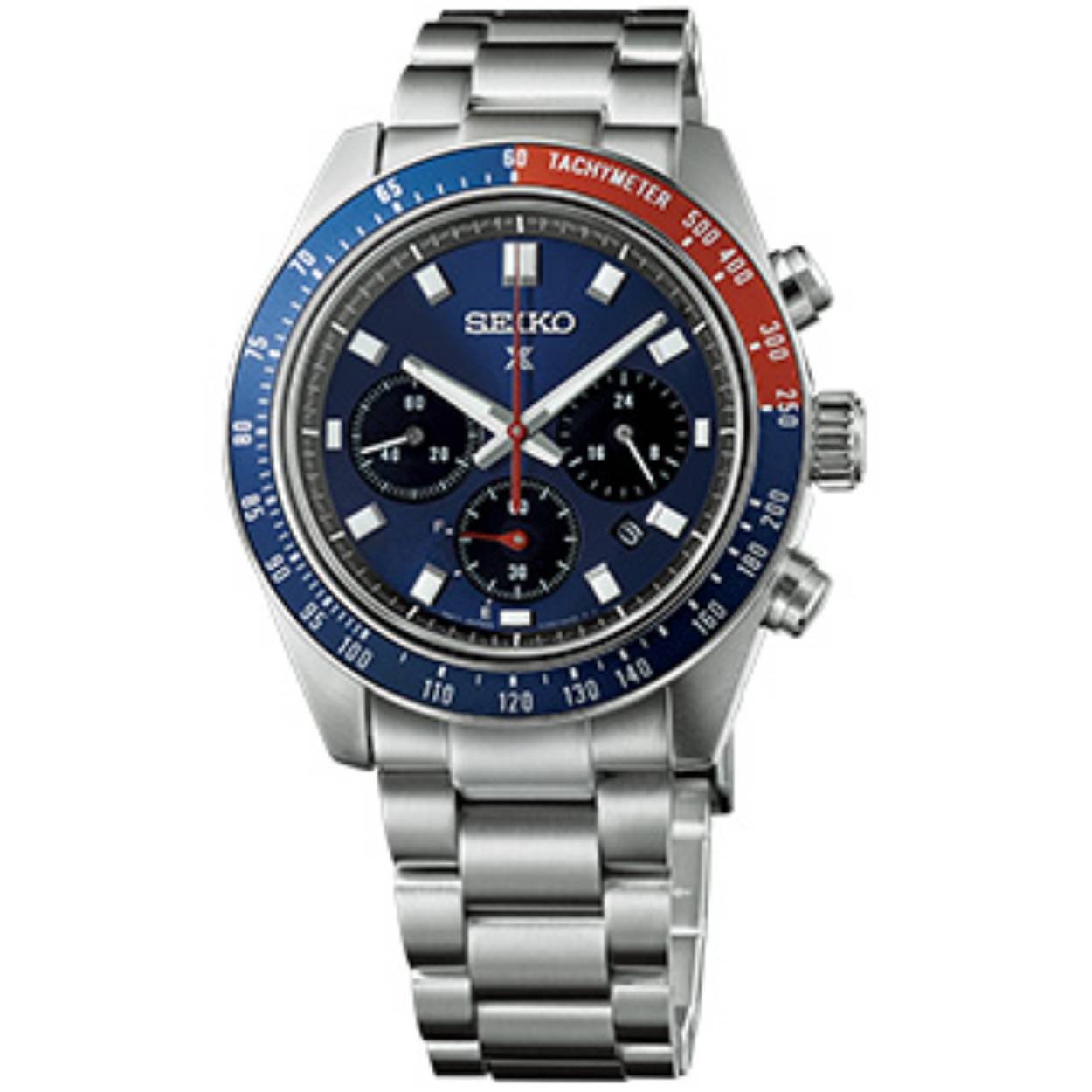 Deze solar chronograaf horloges erft de iconische ontwerpen en stijlen van de Speedtimer serie uit de jaren 60-70.
Alle horloges worden aangedreven door Seiko's zonnekaliber V192, dat een chronograaf van 60 minuten heeft, een 24-uurs sub-wijzerplaat en een gangreserve-indicator die met een druk op de knop wordt weergegeven.