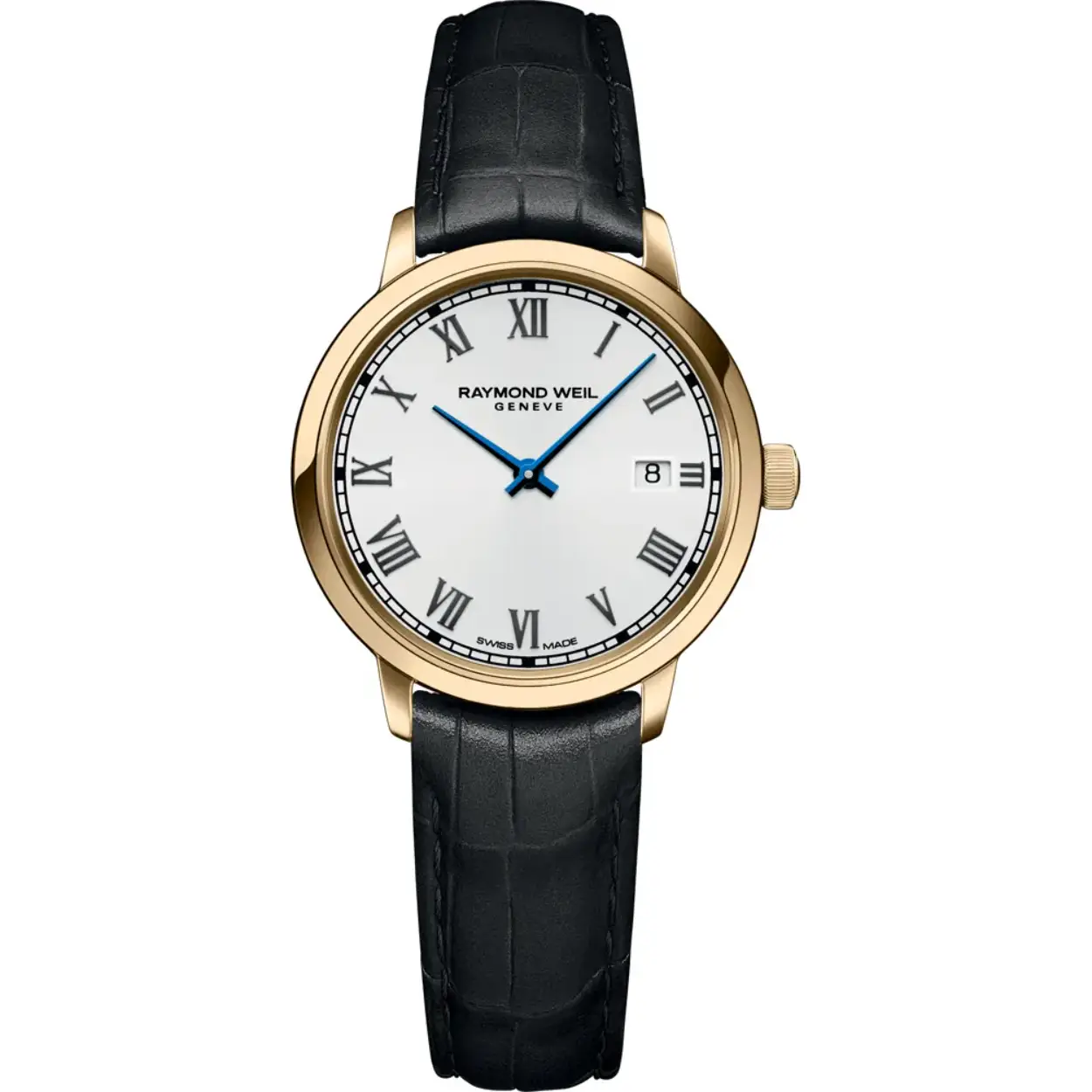 Dit is een horloge van het merk Raymond Weil gemaakt voor dames.
De specificaties zijn als volgt:
Kastmaat: 29.00
Waterdichtheid: 5 ATM / 50 Meter / 165 Feet
Dit horloge heeft de volgende functies/eigenschappen:
Datumaanduiding
