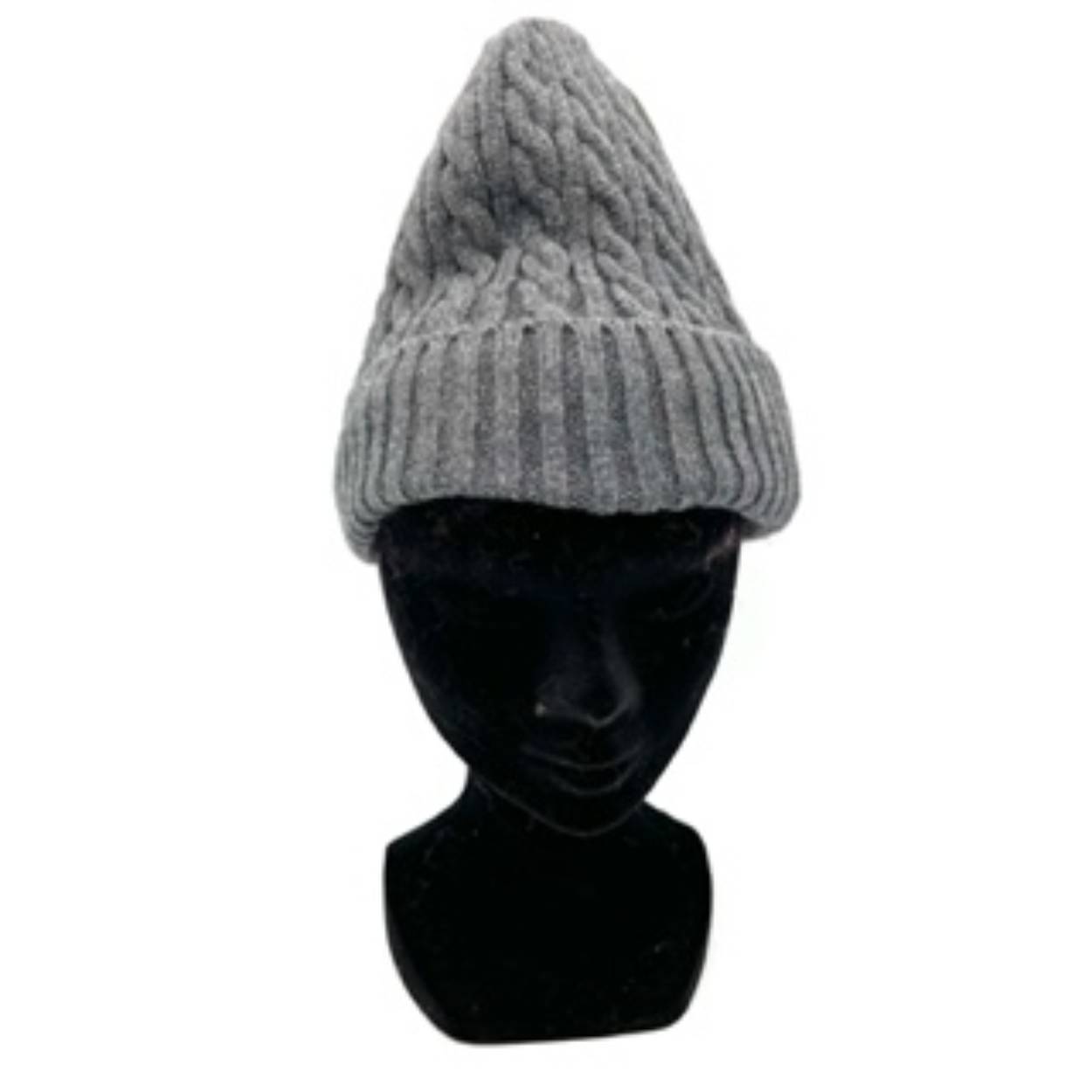 Warme muts gemaakt van 20% wol en 80% viscose.