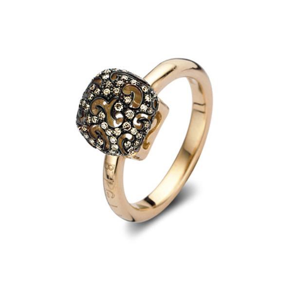 18 karaat rosé gouden ring met bruine diamant.

BIGLI-juwelen zijn met zorg gemaakt in 18 kt goud, zorgvuldig geselecteerde edelstenen en hoogwaardige diamanten (Clarity VS1-VS2 TW).
Edelstenen zijn verkrijgbaar in meer dan 40 kleuren.