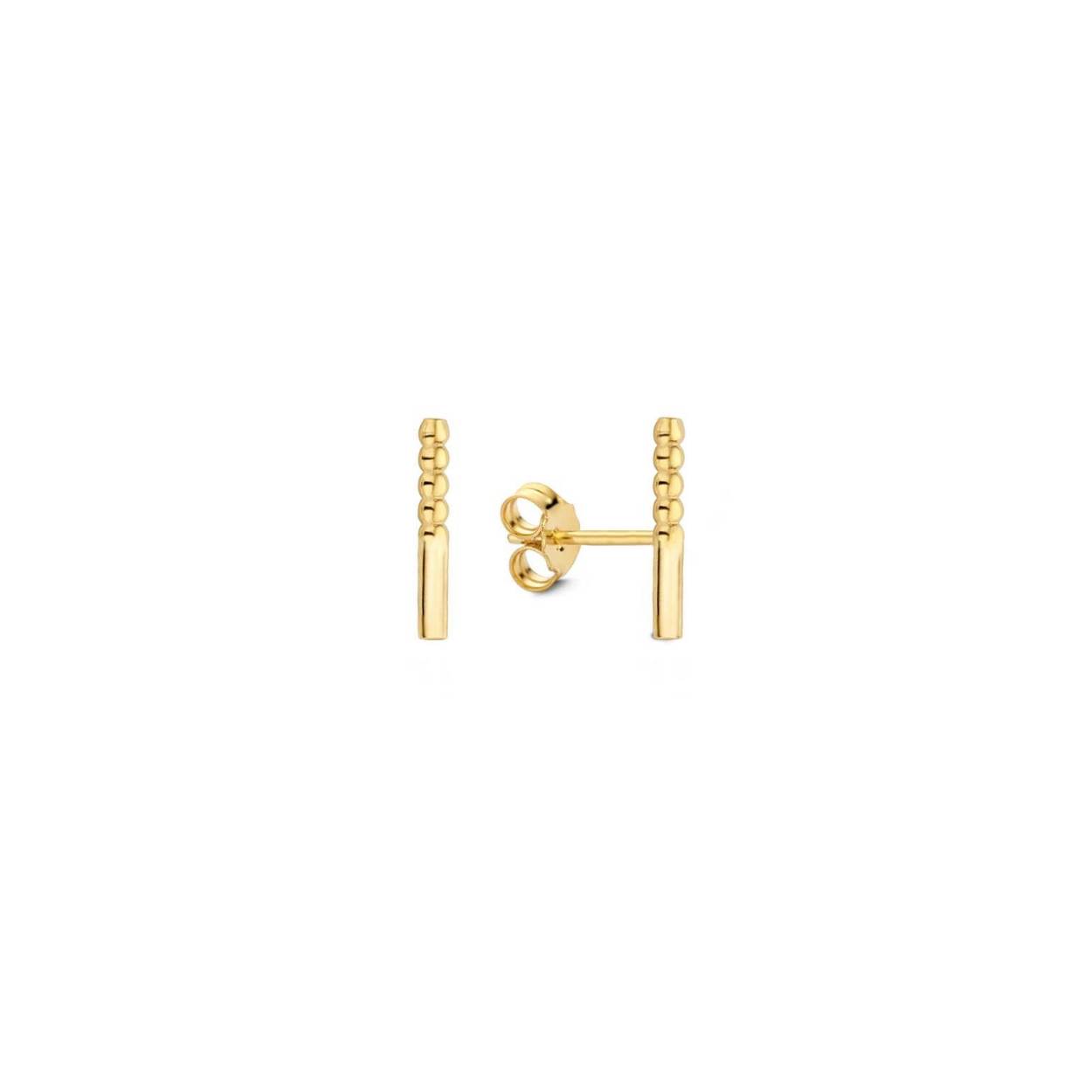 Eenvoudig met een twist, deze Deux de Belgique Earrings van 14K goud. Een mooie toevoeging aan je sieradencollectie en perfect te combineren met andere sieraden van Jackie. Wij zijn in love!