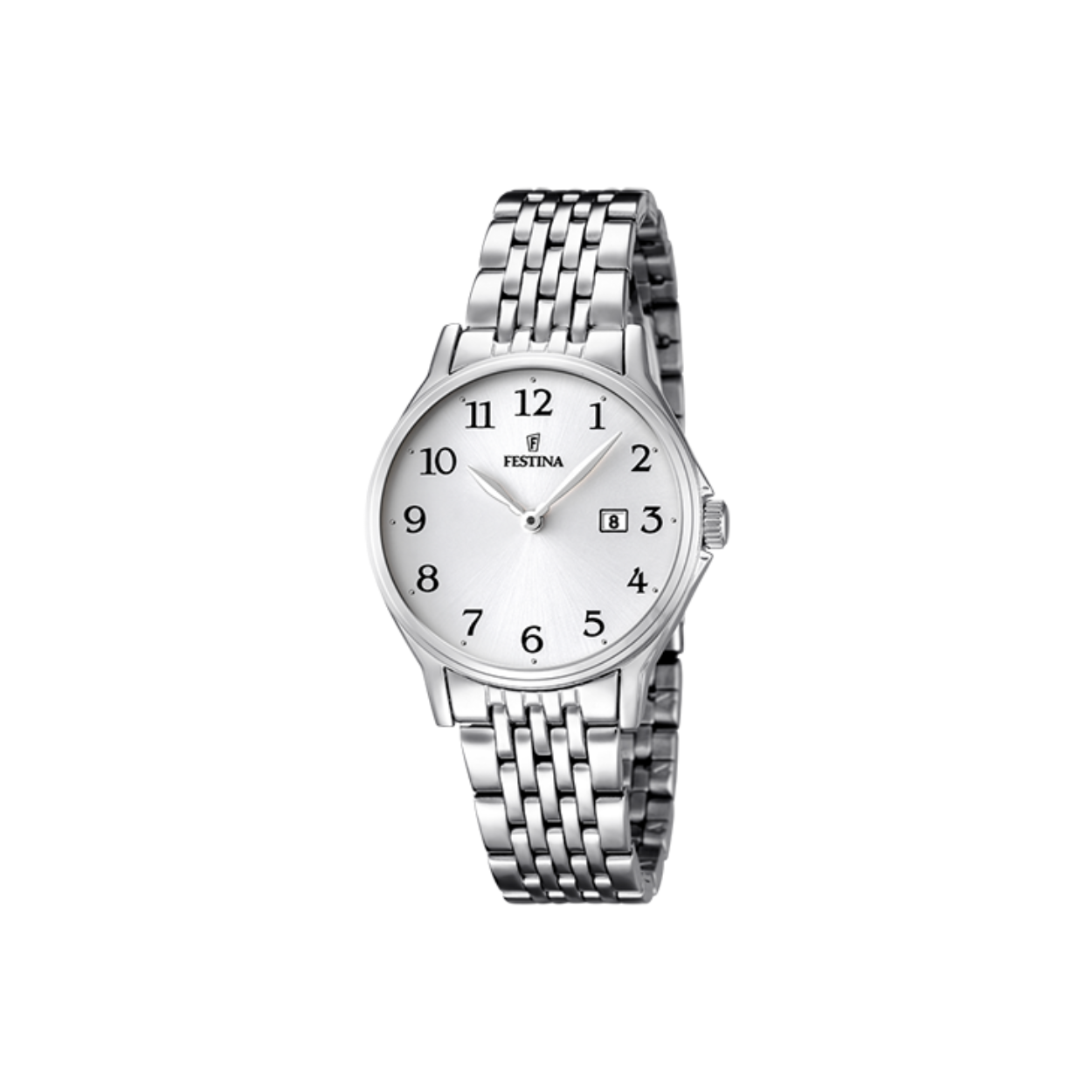 Festina dameshorloge met een edelstalen kast en een mineraal glas voorzien van een edelstalen band. Festina horloges zijn de perfecte mix van elegantie en functionaliteit. Festina biedt onderscheidende ontwerpen, constante technologische innovatie en een uitstekende prijs-kwaliteitverhouding.