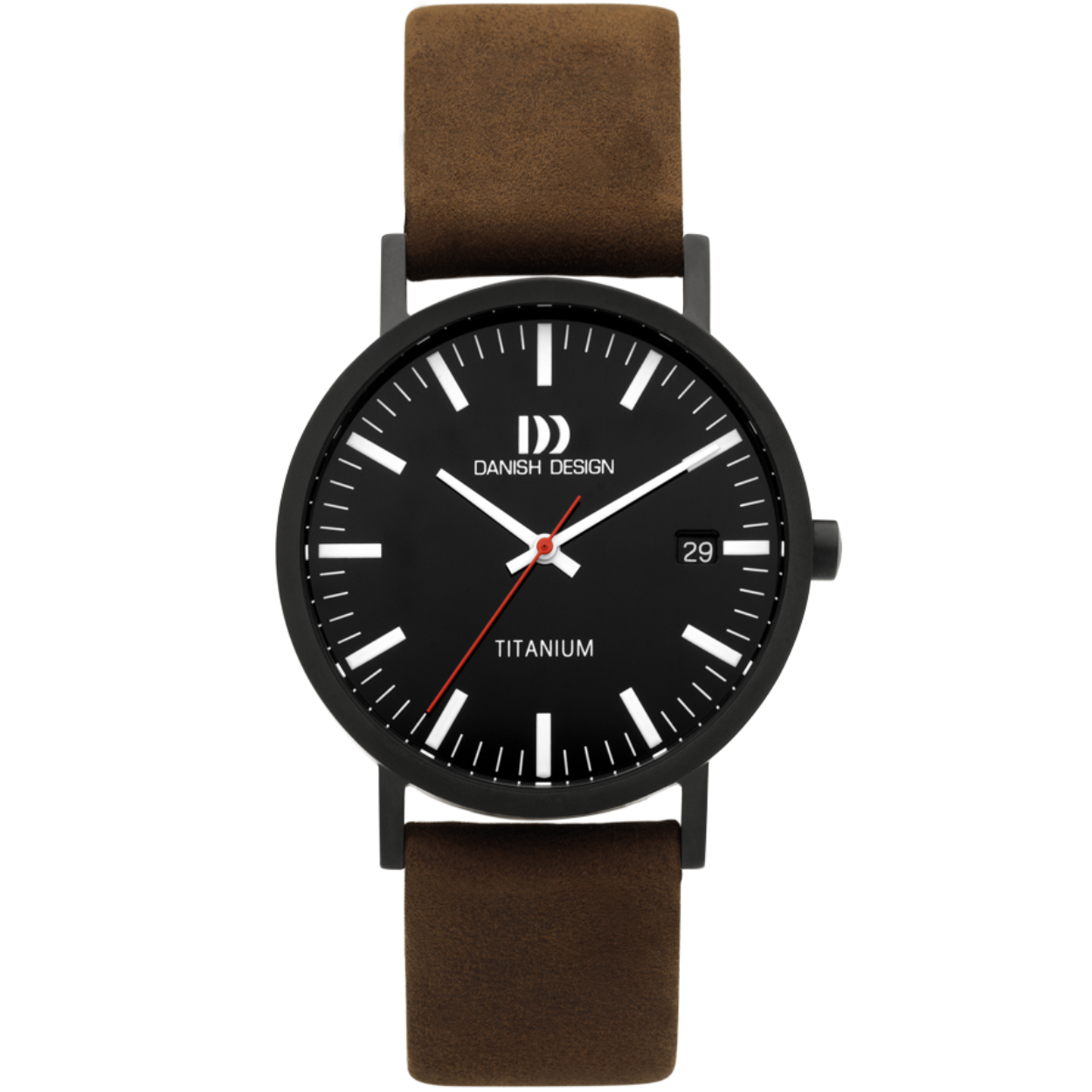 Dit is een prachtig horloge van het merk Danish Design. De kast is gemaakt van titanium. Dit is een quartz horloge.