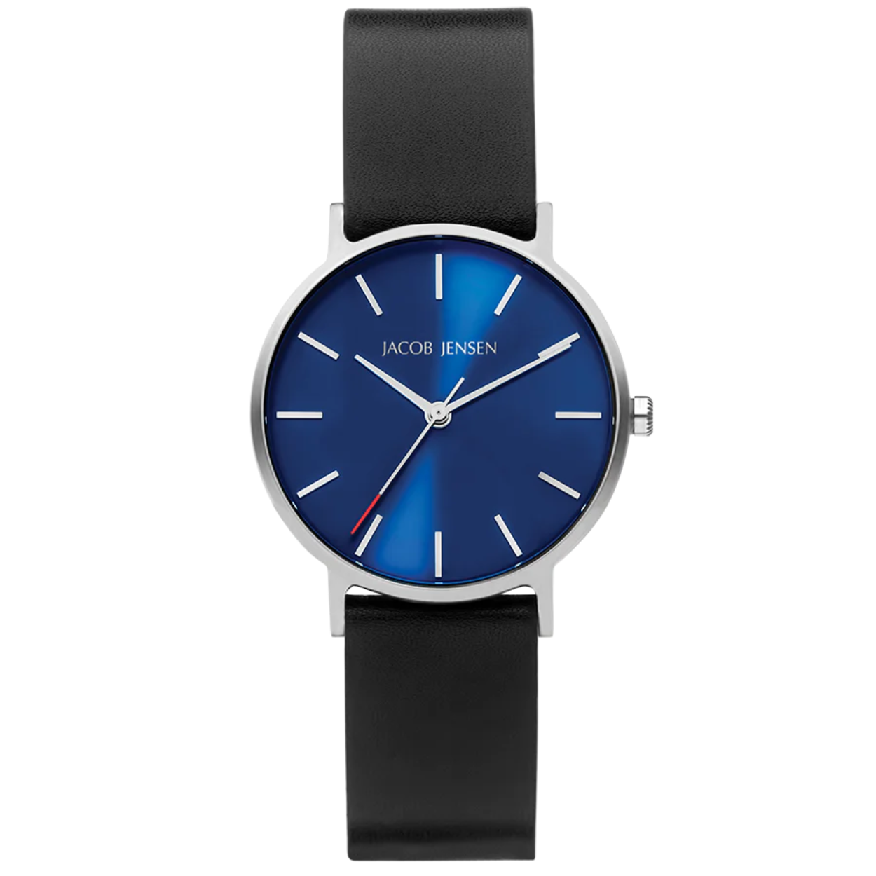 Dit is een horloge van het merk Jacob Jensen gemaakt voor dames.
De specificaties zijn als volgt:
Kastmaat: 32
Kastdikte: 7
Bandlengte: 18
Bandbreedte: 16
Waterdichtheid: 5 ATM / 50 Meter / 165 Feet