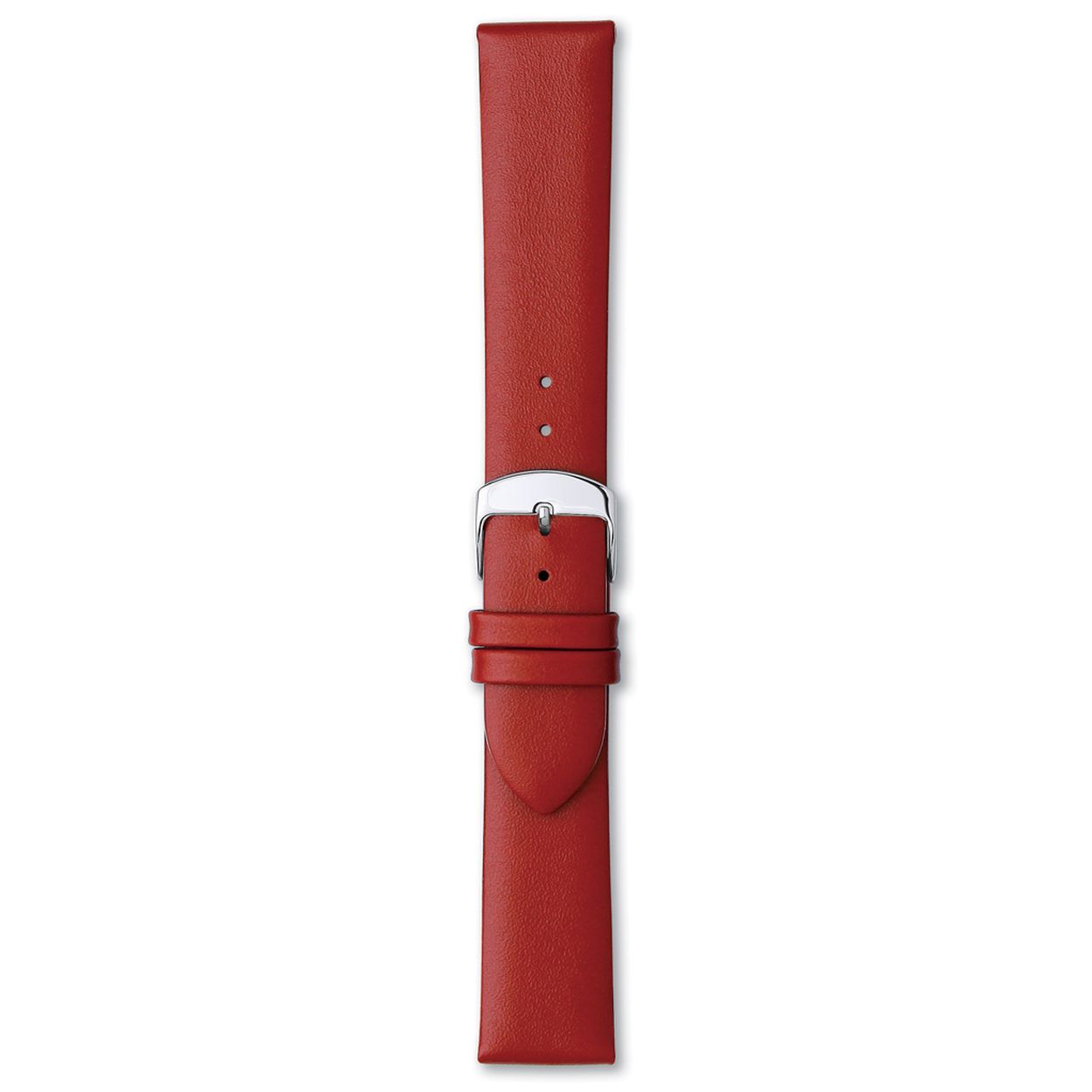 Een mooie horlogeband van het merk Condor gemaakt van leer. De kleur van deze horlogeband is rood. De breedte is 16mm.