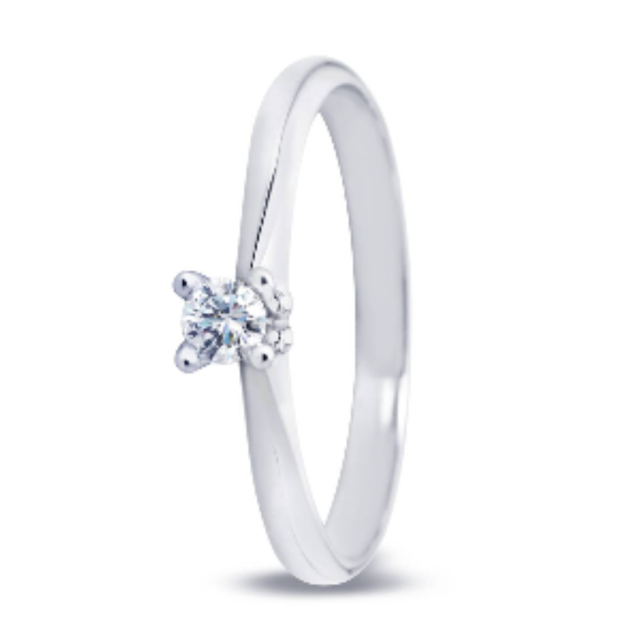 R & C RING WIT GOUD LILA MT 55 W/P1 0,08