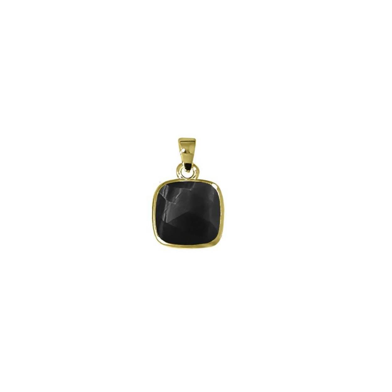 MY iMenso ODM "Blocco Onyx" pendant (925/1Mgoldplated)