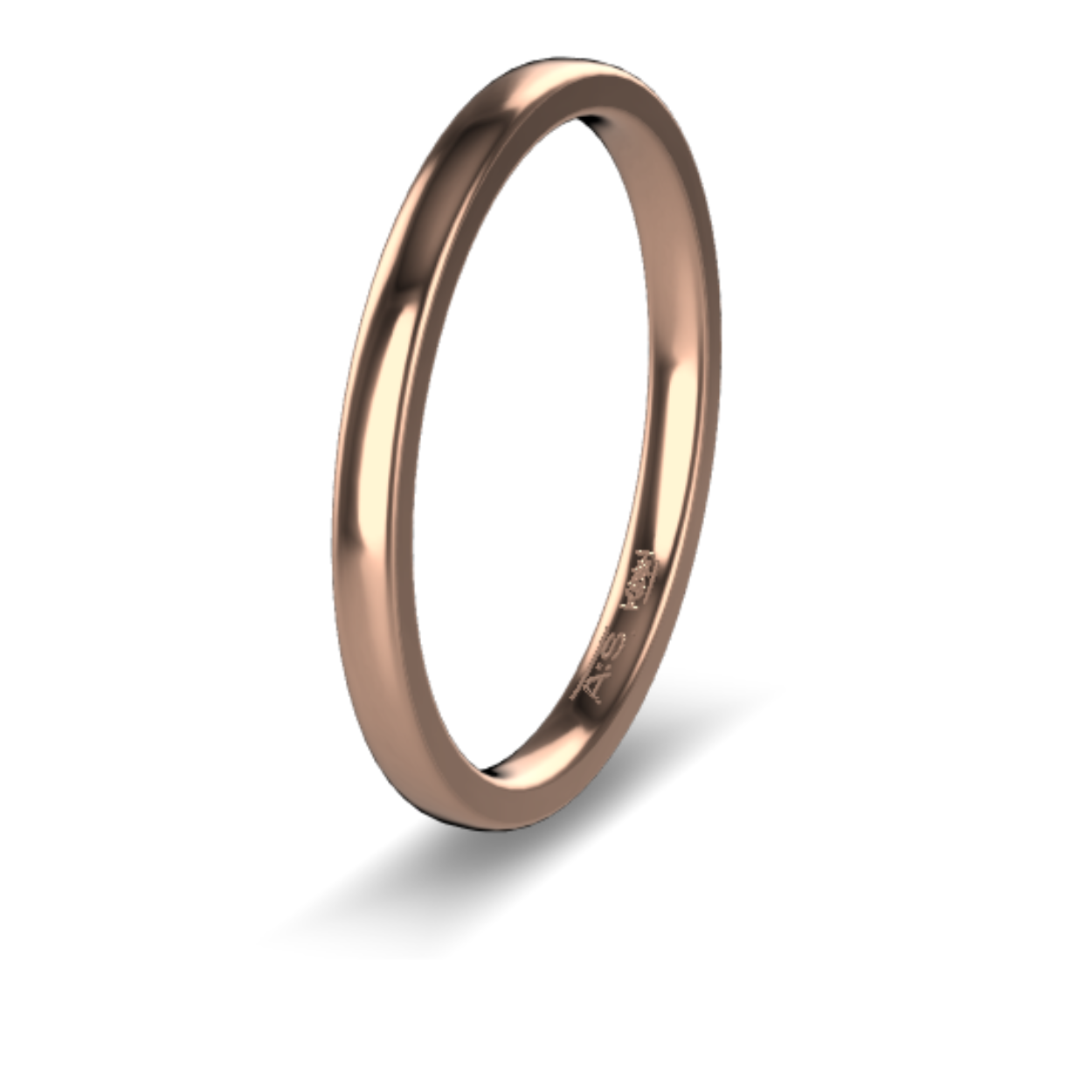 Rosé gouden ring stapelbaar 