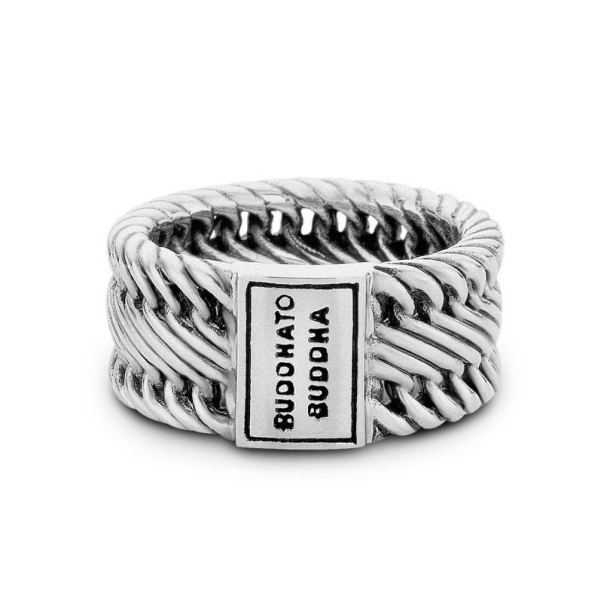 zilveren ring mt 17