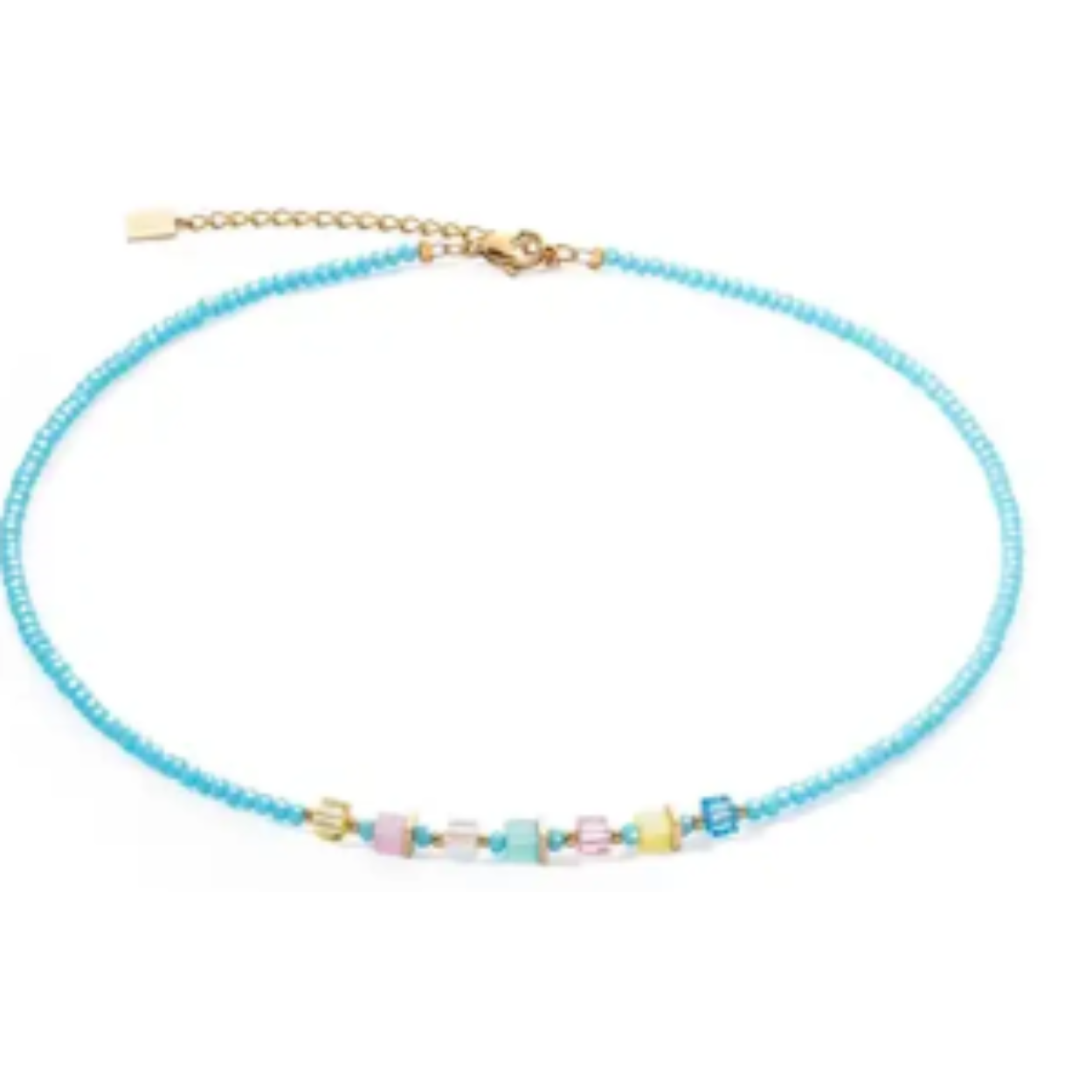 Dit is een collier van het merk Coeur de Lion gemaakt voor dames.