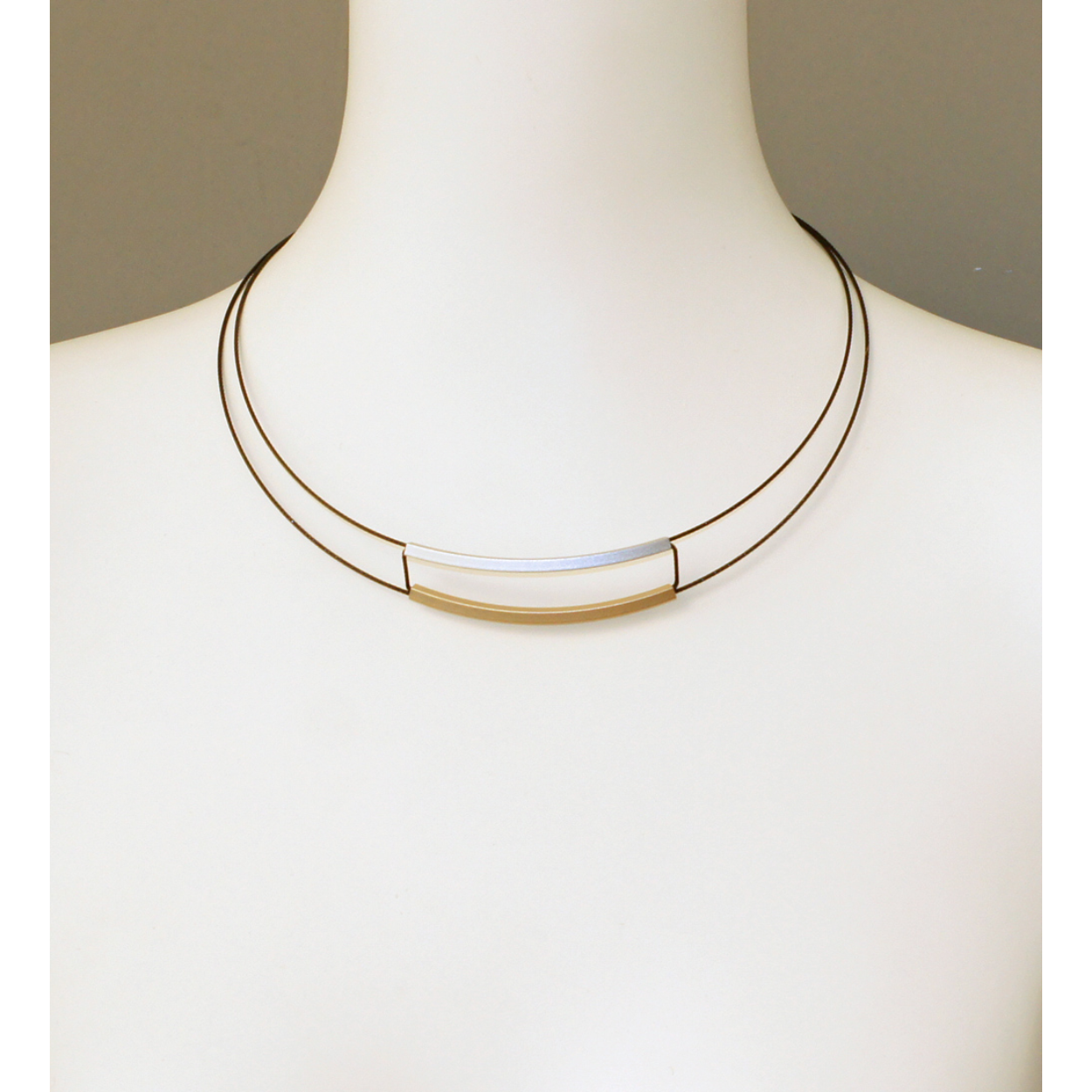 Step by Step Collier Aluminium/Staal 600779