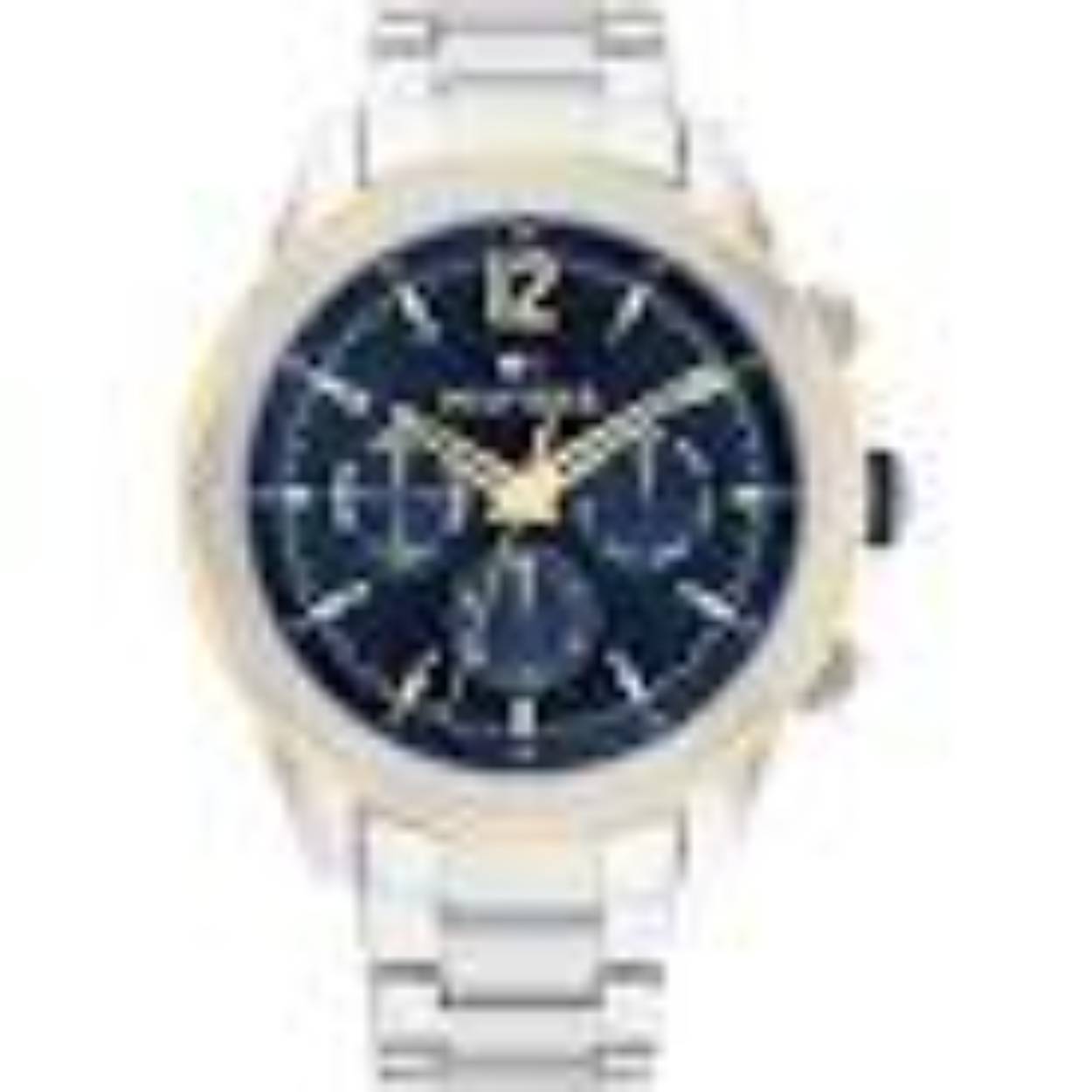 Tommy Hilfiger TH1792059 Horloge Heren Staal Zilverkleurig Schakel band 46mm
Dit specifieke horloge van Tommy Hilfiger met artikelnr: TH1792059 is een net herenhorloge die je zeker aan je collectie kan toevoegen. Het stalen herenhorloge heeft een ronde zilverkleurige kast met een geschuurde bezel en een blauwe wijzerplaat met daarop de dag.- datum en 24-uursaanduiding. Aan de kast zit een zilverkleurige schakelband met vouwsluiting. Het horloge heeft een mineraalglas, een doorsnee van 46mm en is 5 ATM.  

Het merk:
Sinds de lancering van het merk in 1985 is Tommy Hilfiger wereldwijd bekend geworden als pionier van de klassieke Amerikaanse coole stijl. Geïnspireerd door de iconische popcultuur en het Amerikaanse erfgoed. De dames en herencollectie van dit seizoen bestaan uit minimalistische silhouetten en rustieke lederen details. De herenhorlogecollectie biedt iconische uurwerken met roestvrijstalen, lederen en siliconen banden.

Specificaties:
- Mineraalglas
- Ronde kast 46mm
- Zilverkleurige horlogekast
- Blauwe wijzerplaat
- Zilverklerige schakelband 
- 5 ATM