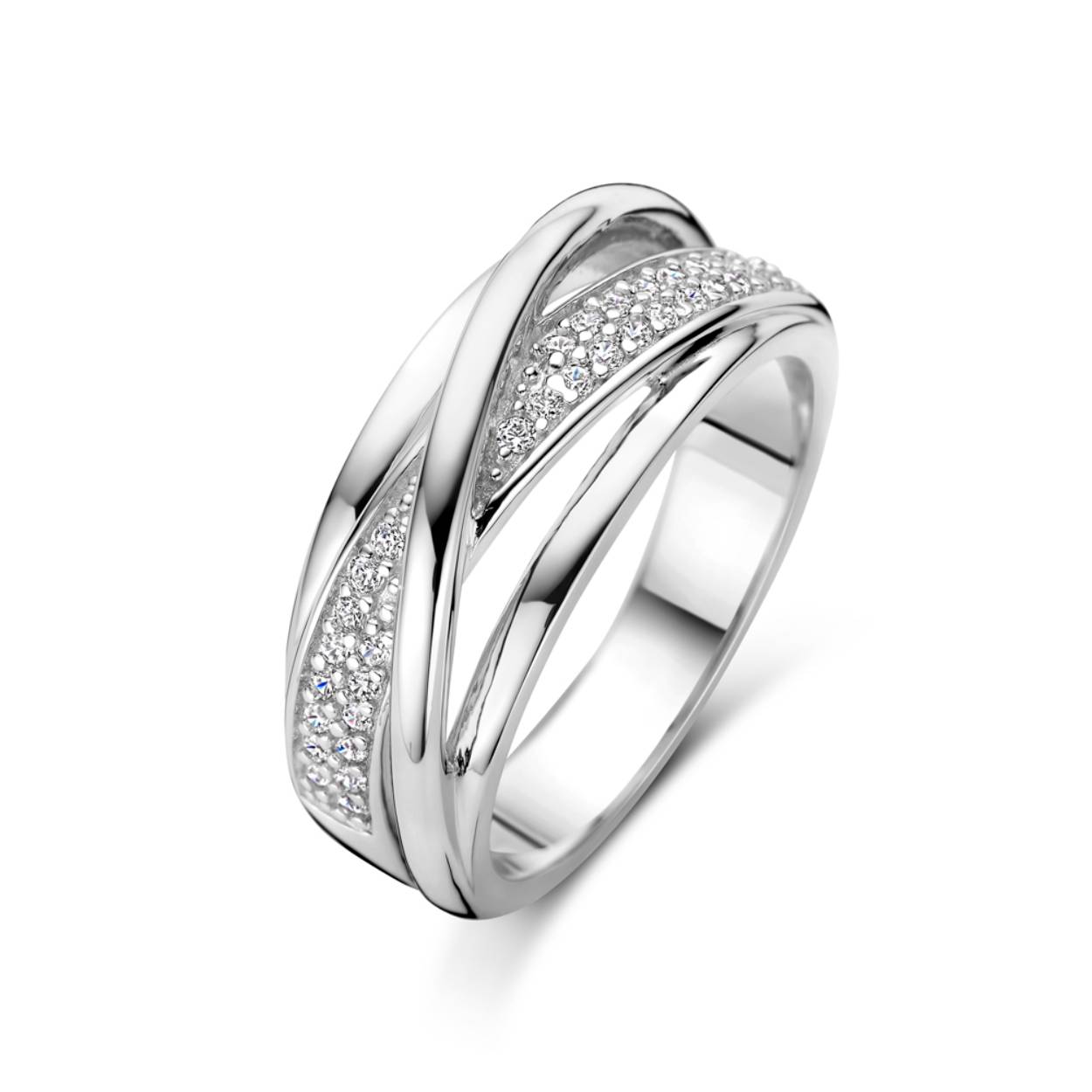 Zilveren ring maat 56