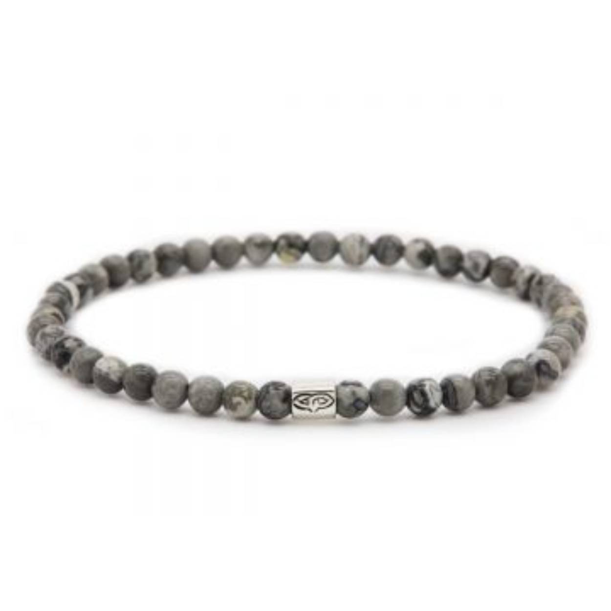 Universal Grey Silver Round Logo 4MM