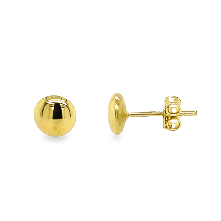 Deze geel gouden oorstekers zijn gemaakt van 14-karaats goud. Bolletjes oorstekers zijn tijdloos en een must have voor elke oorsieraden collectie.