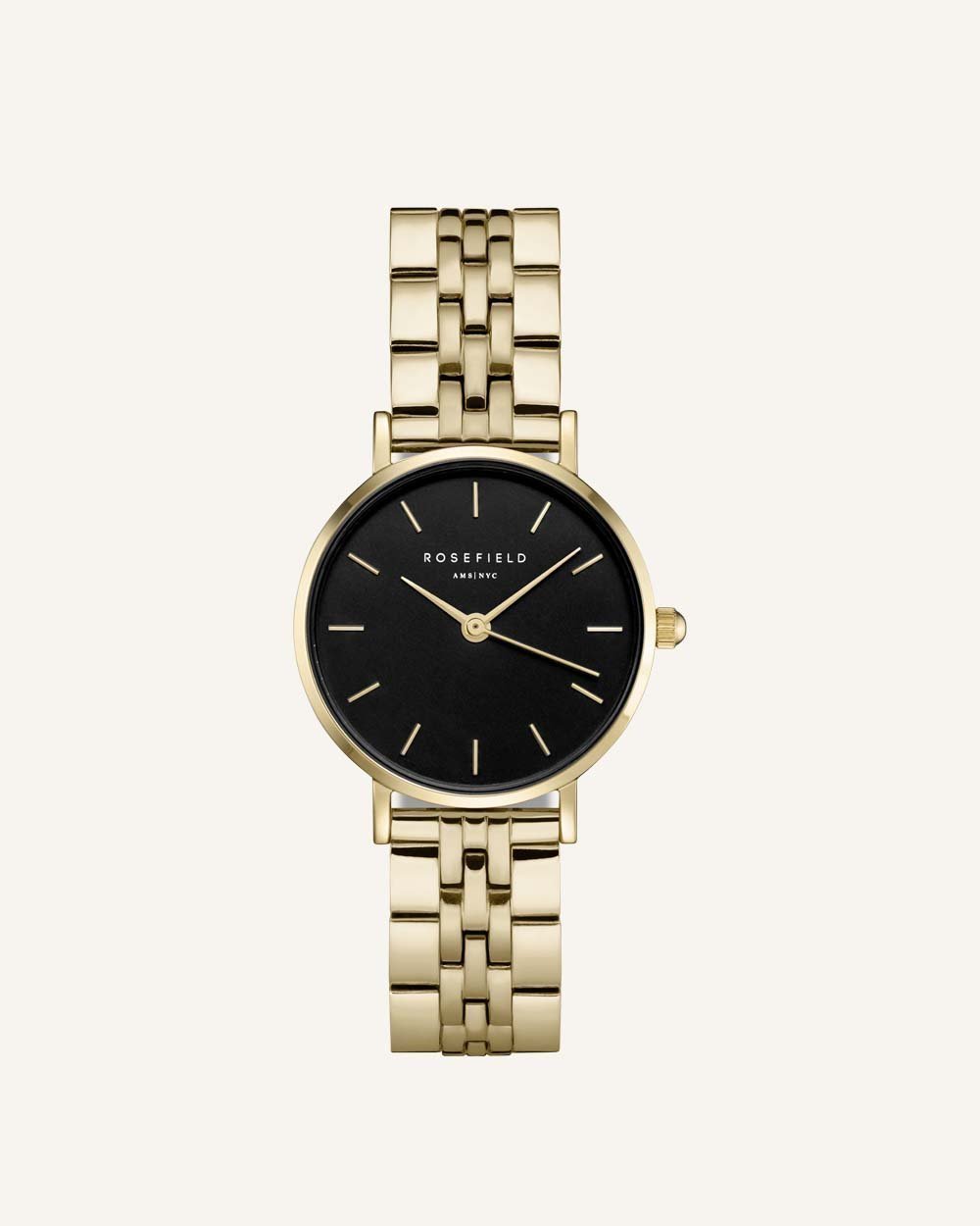 The Small Edit collectie is een klassiek horloge in een modern jasje. Met een kast van 26mm is dit Rosefield's meest verfijnde ontwerp. Shop dit horloge met een roestvrij stalen of leren horlogeband. Wat past bij jou?