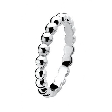 ZINZI zilveren ring bol maat 54