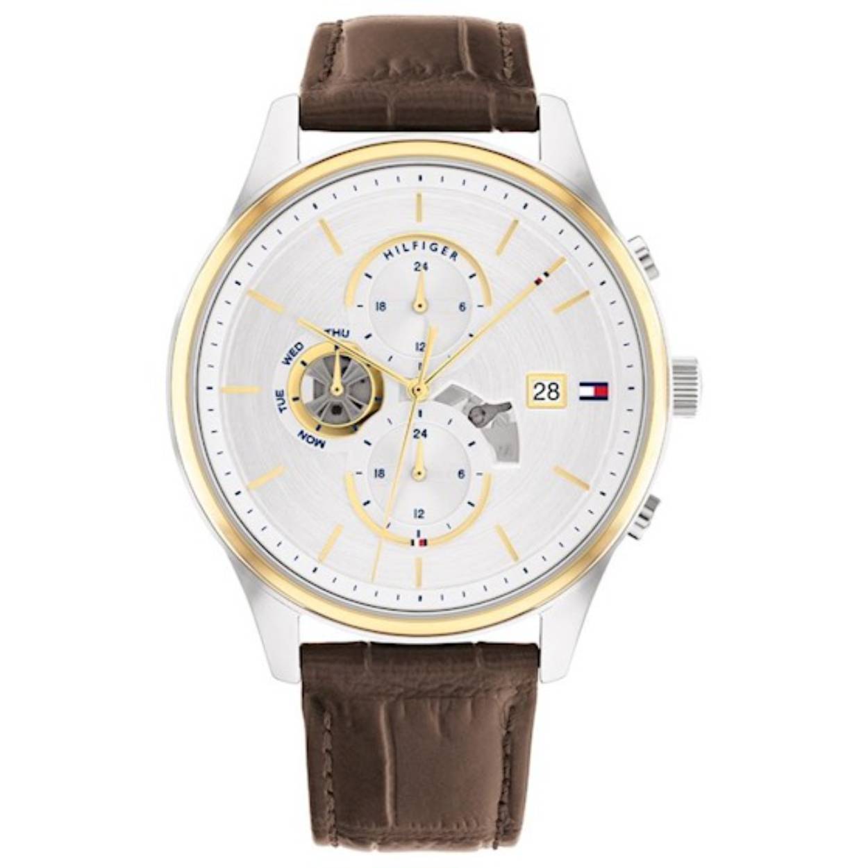 TH Weston hrn lr br stl zi 44mm
