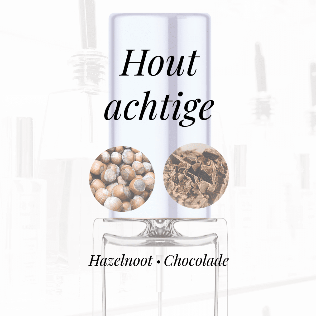 Eigenschappen
Geur: Houtachtig
Waarneembare geuren: Chocolade, Hazelnoot
Sillage: Midden
Seizoen: Herfst/Winter
Eigenschap: Sexy
Stijl: Stoer
Geurgroep: Leerachtige
Hoofdakkoorden: Houtachtig, Nootachtig, Zoet, Cacao, Warm kruidig, Koffie
Top noten: Bergamot en Mirte
Midden noten: Geroosterde koffiebonen, Chocolade en Hazelnoot
Basis noten: Leder en Ceder