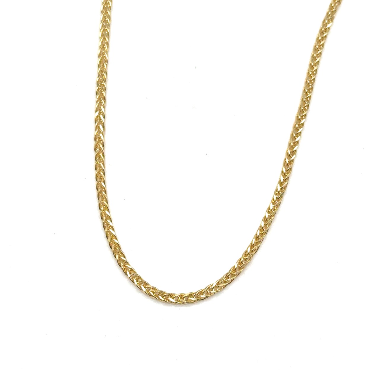 14k gouden ketting franco schakel. ketting is 8.9 gram, 65cm en 2.5mm breed. 