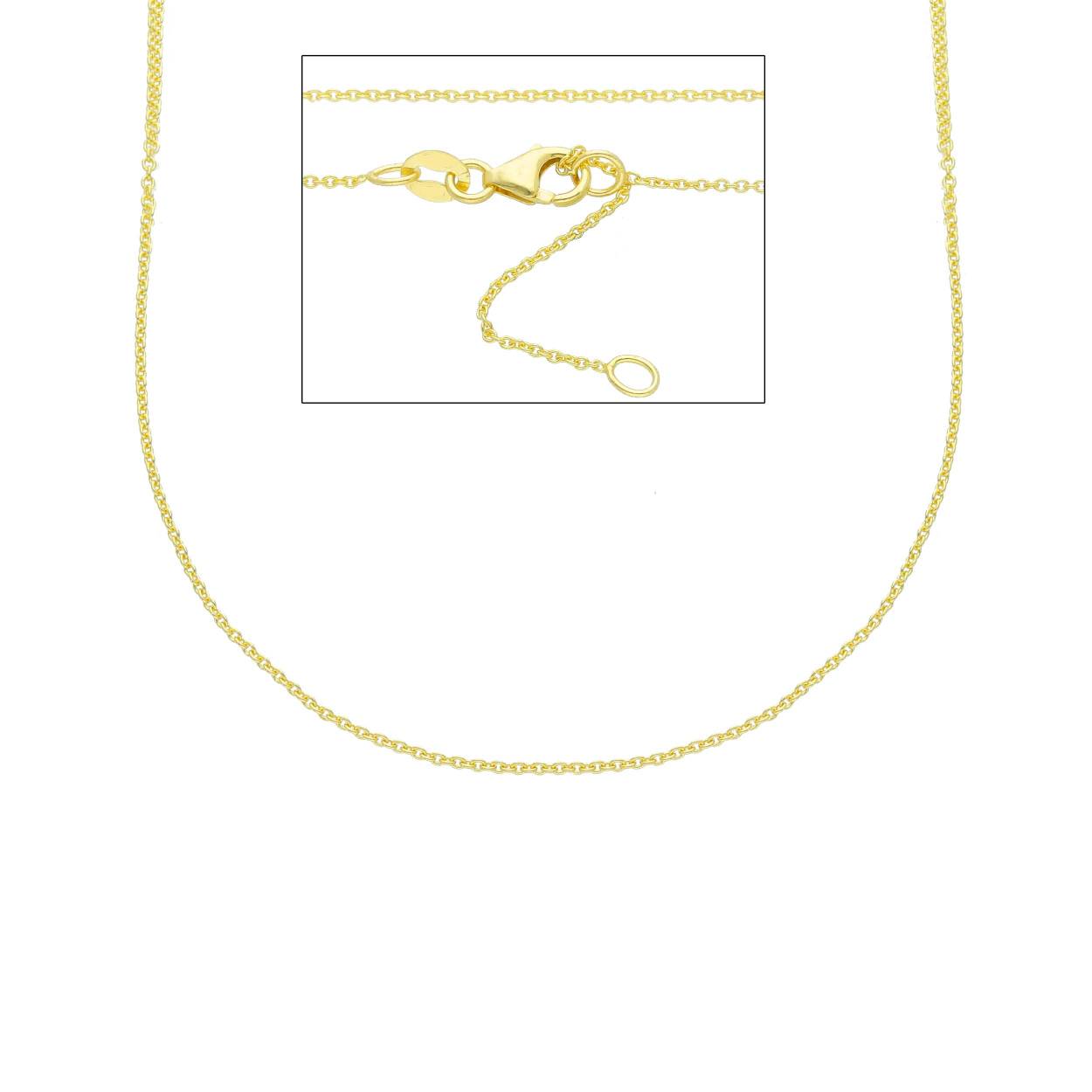 ketting 18 karaat geel goud 40cm