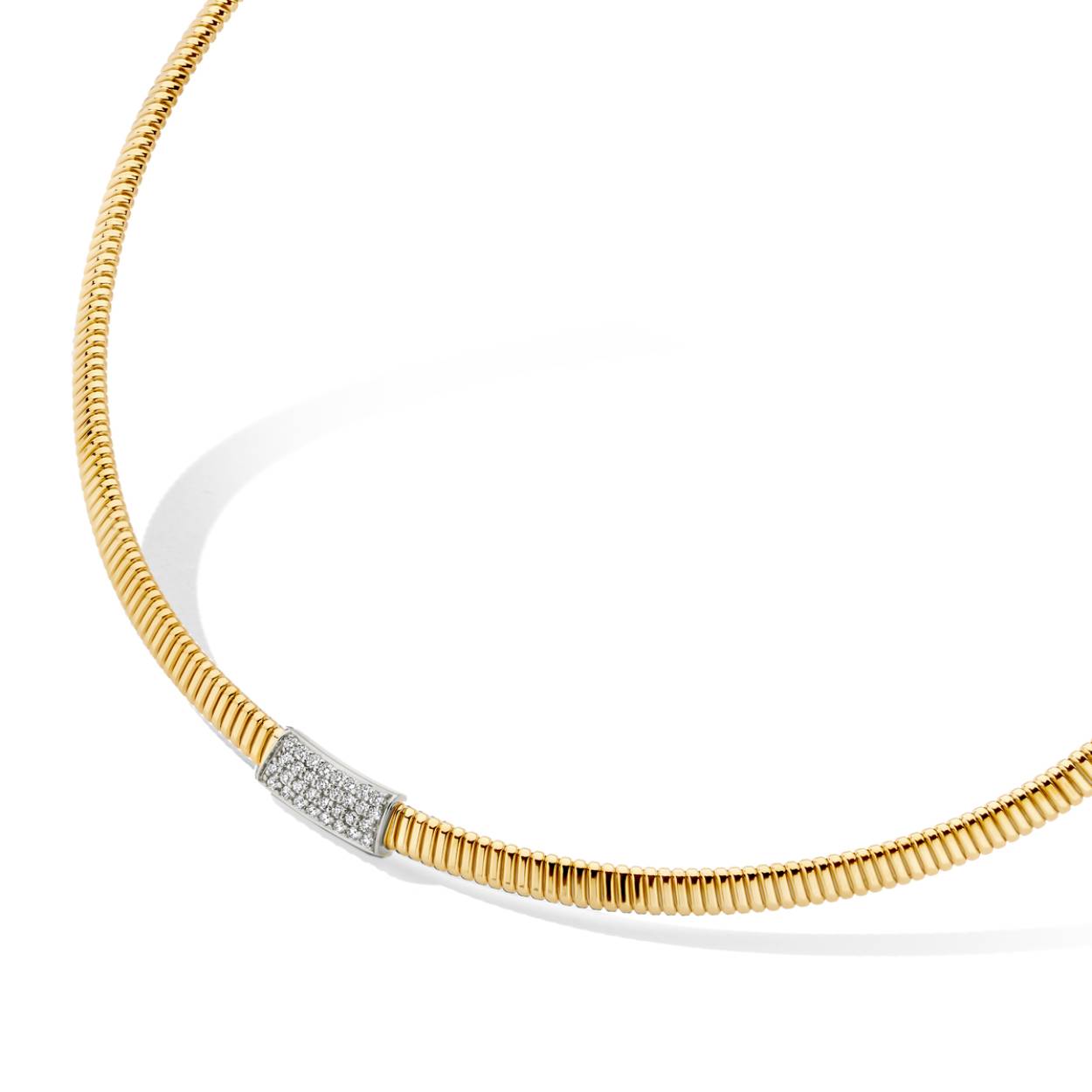 Ketting goud 18kt met diamanten