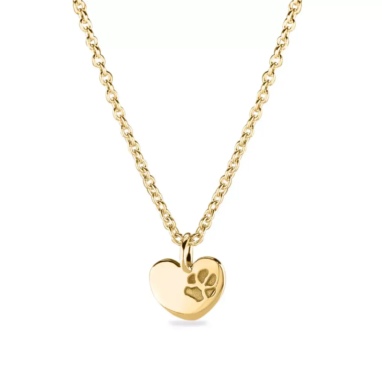 zilveren See You collier, hartje 9mm GP
