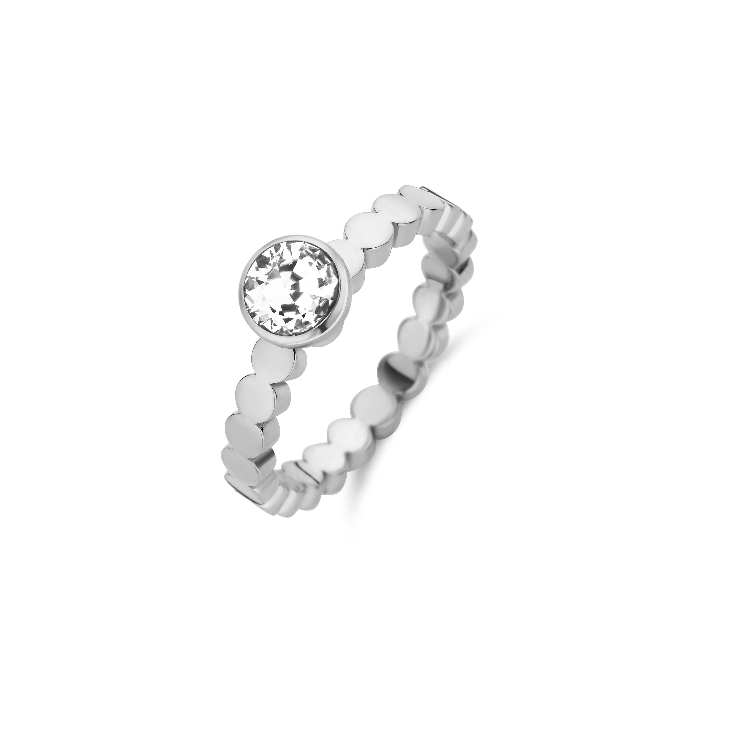 Deze Melano ring Melano ring uit de Twisted collectie is voorzien van een verwisselbaar concept, zodat jij deze kan matchen met ieder Twisted steentje. Verder zorgt het edelstaal met ion-plating voor jarenlang draagplezier. Let op! Steentje(s) zijn niet inbegrepen. Combineer met Twisted Meddy. Verkrijgbaar in de volgende maten: 48-50-52-54-56-58-60-62-64 Geef in de opmerkingen in de winkelmand aan welke maat u wenst te ontvangen. Levertijd 2-4 dagen.