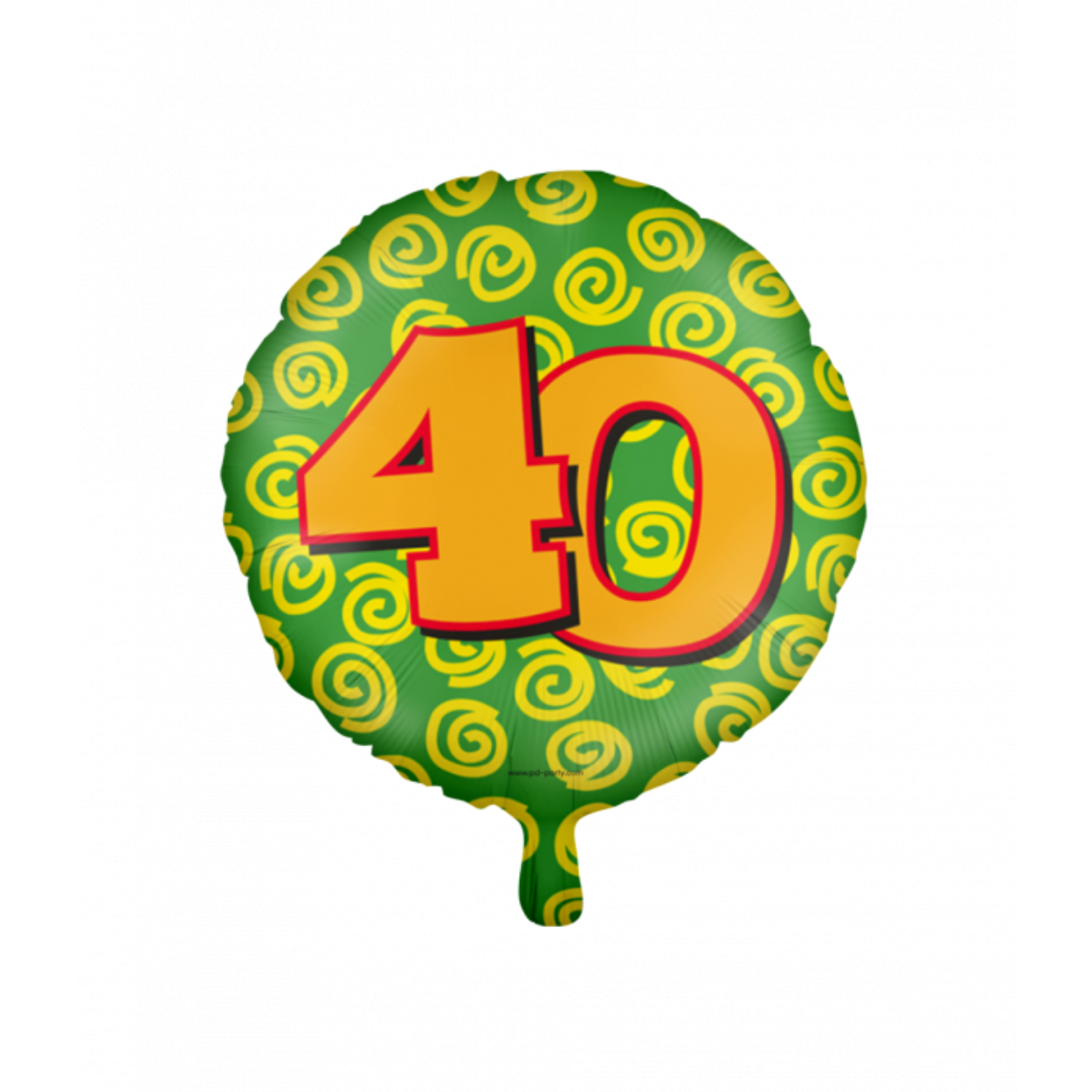 De Happy foil balloons 40 zijn een leuke toevoeging voor als er iemand 40 wordt en door de gebruikte kleuren valt de folie ballon extra op. De folie ballon kan worden gevuld met helium of met lucht, hiervoor wordt standaard een rietje meegeleverd. De ballonnen hebben een diameter van ongeveer 45 centimeter.

Deze ballonnen kunnen wij ter plekke vullen met helium, hiervoor brengen wij 5 euro in rekening.