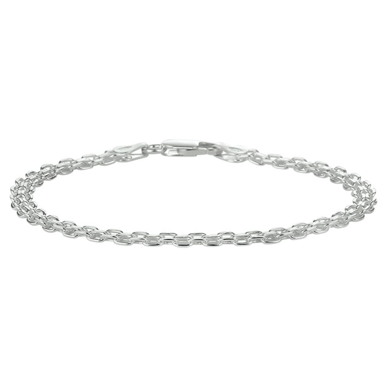 armband bismarck 3,6 mm.
De lengte van de armband is 19 cm.