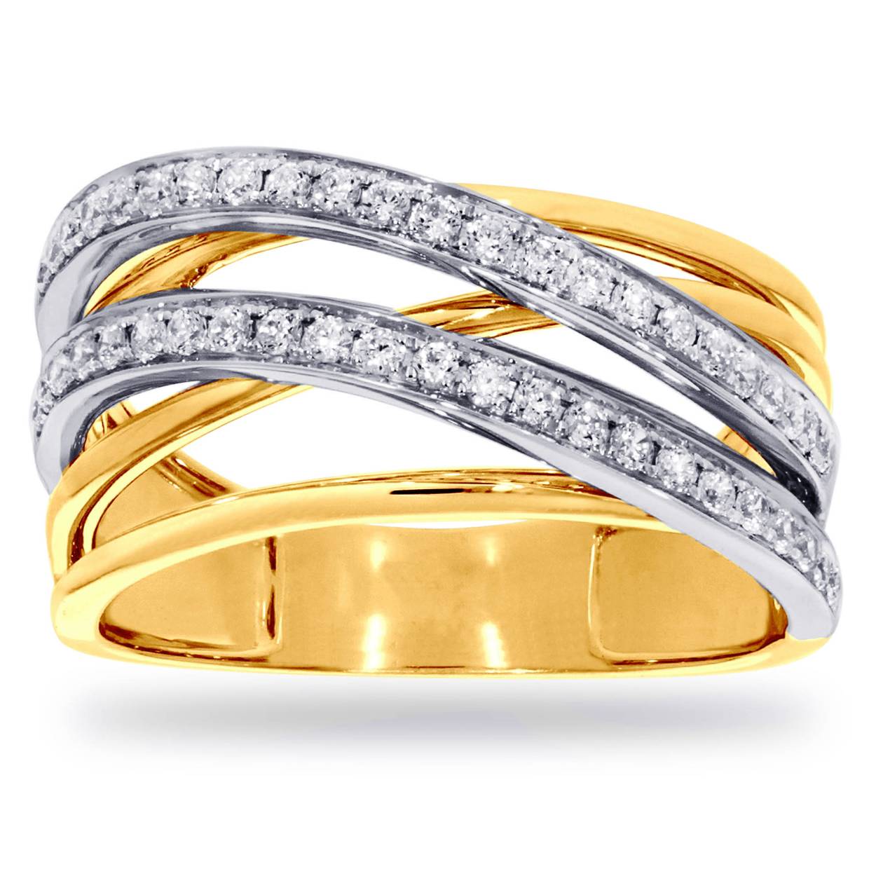 Pas Diamonds 14krt goud Ring GGA3617 maat 17,5