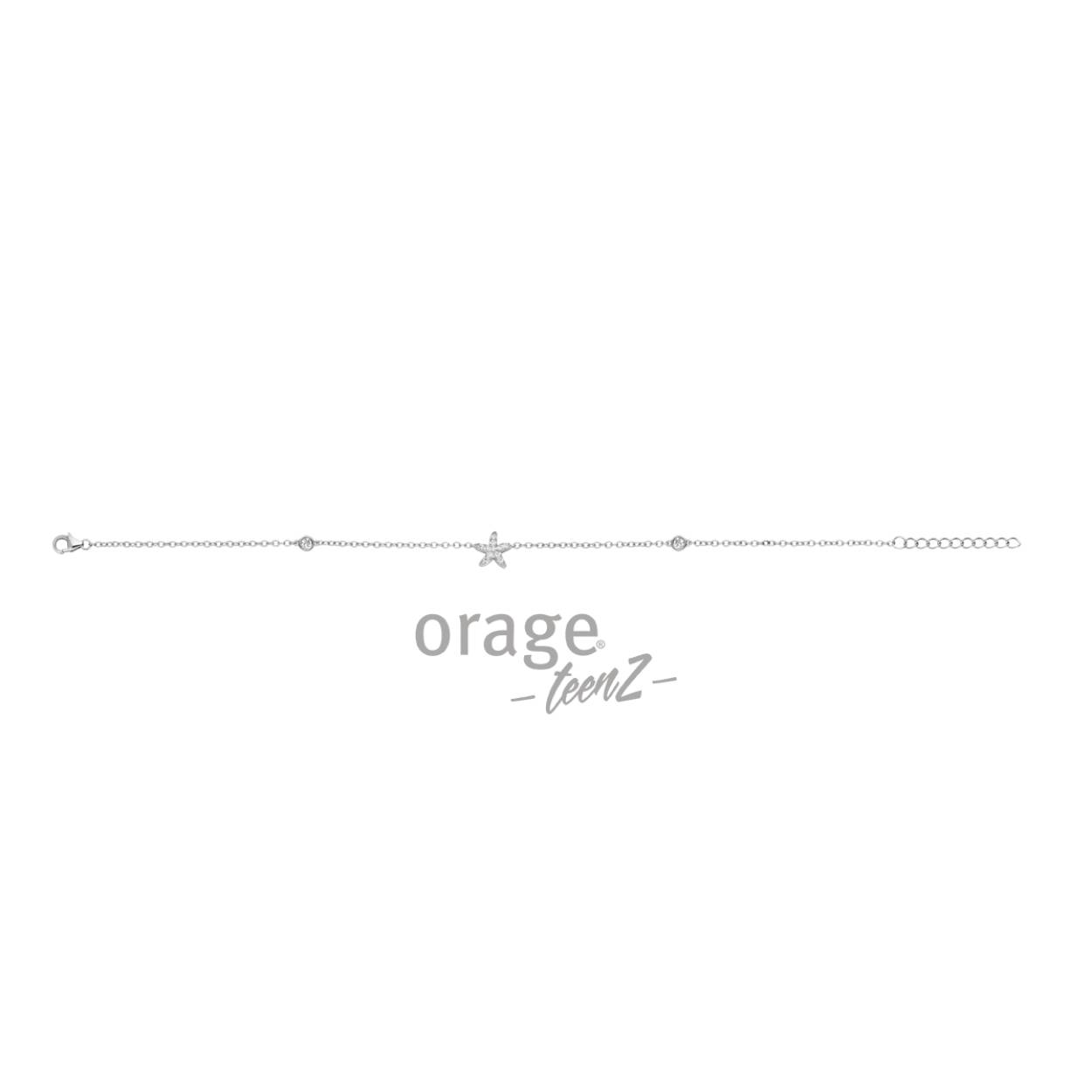 Orage Kids enkelbandje zilver zeester