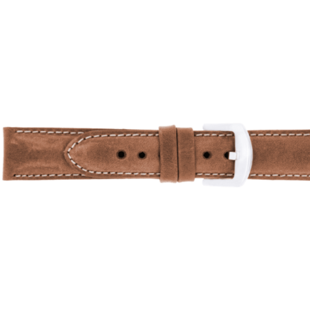 Horlogeband leder 575 XL 22mm Vintage Midden Bruin