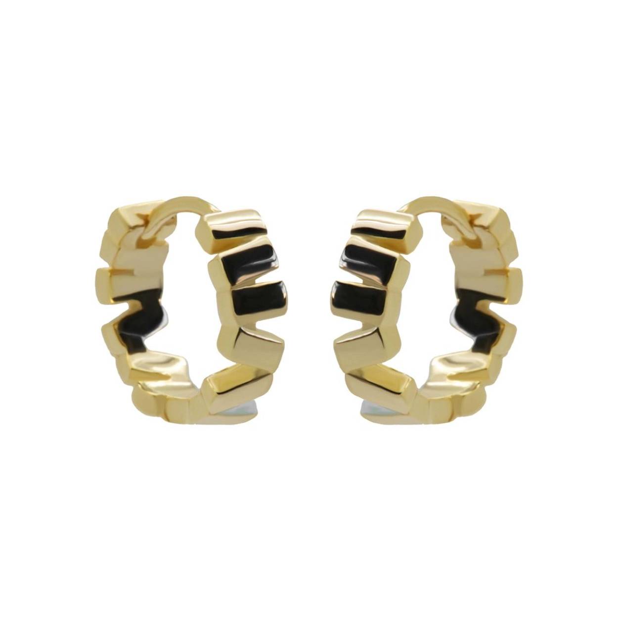 H400GP Karma oorringen | zilver verguld 