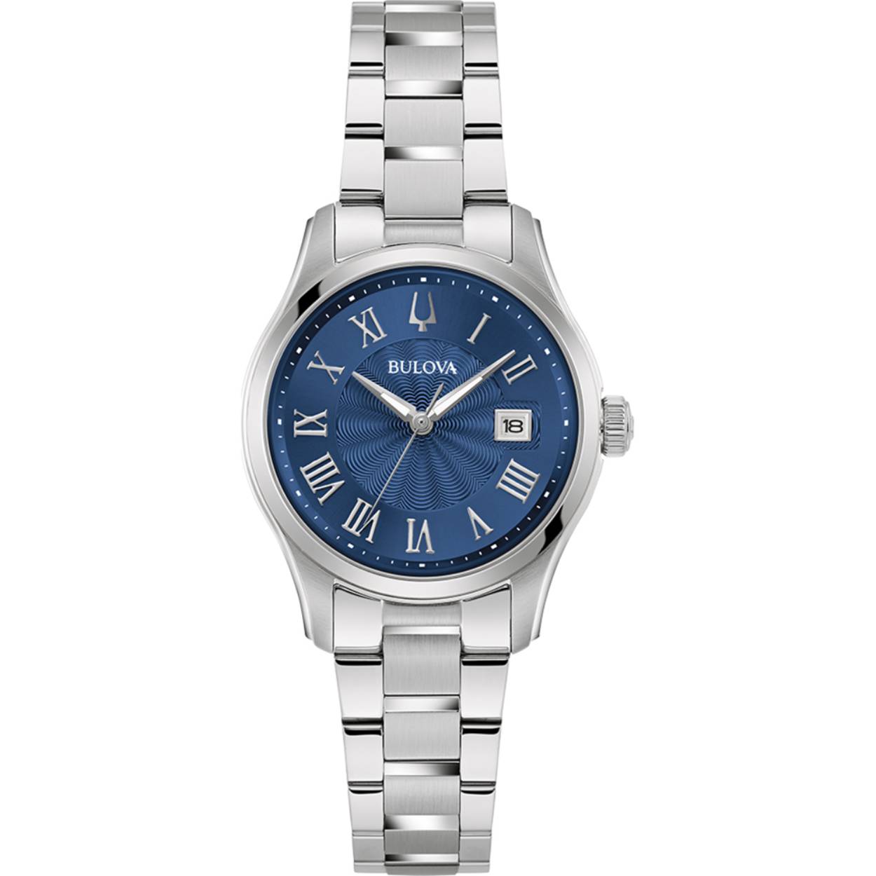 Bulova Wilton 29mm met klassieke romeinse cijfers 