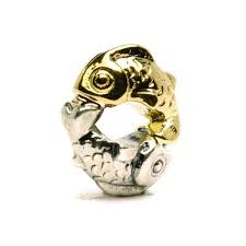 Goud /Zilver vrolijke vis