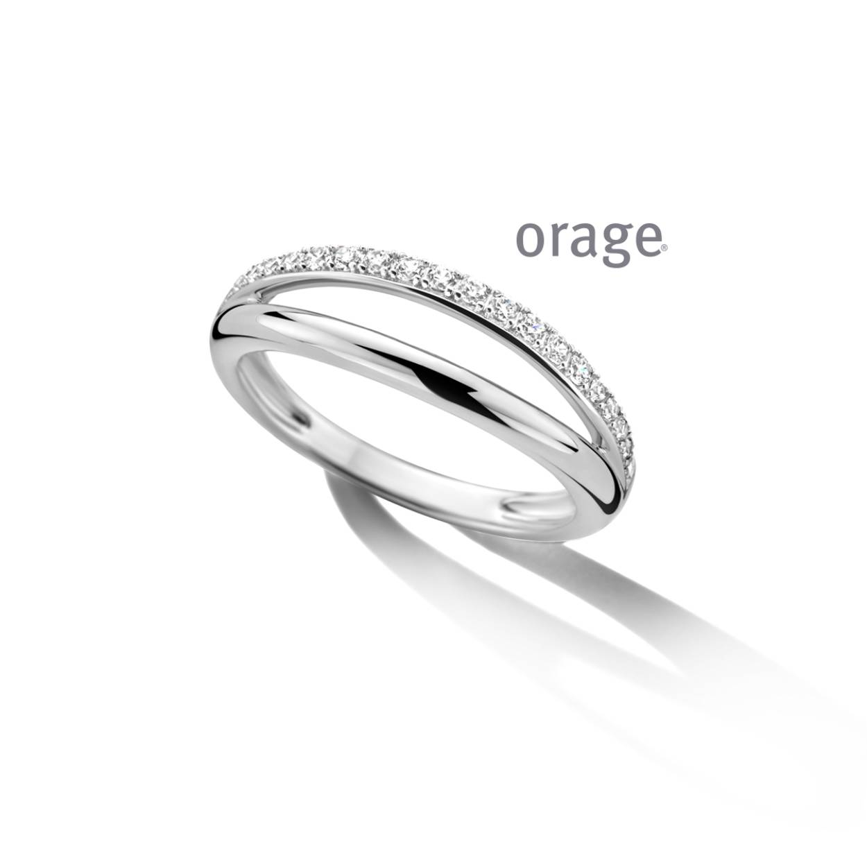 Zilveren ring met zirkonium van het merk Orage
Maat: 52 (ook verkrijgbaar in andere maten)