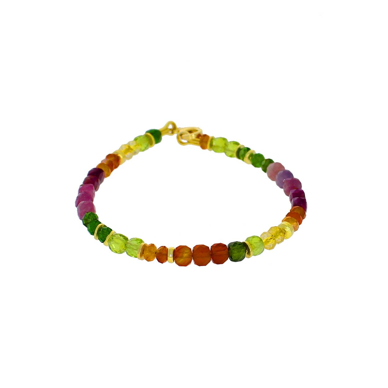 Armband bonte edelstenen