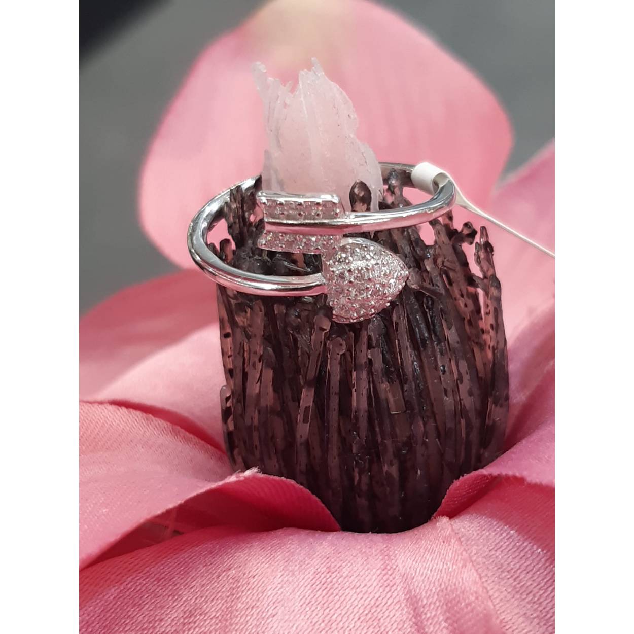 mooi zilver ring 925 met stenen  maat 53.54.55.56.57