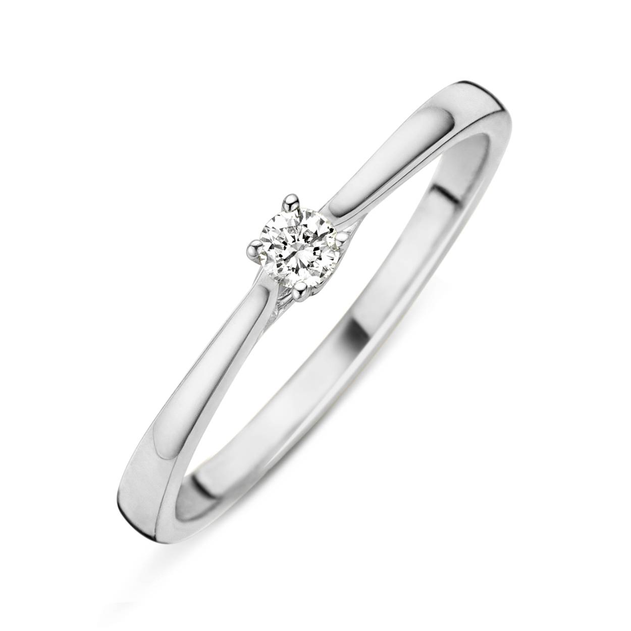 Ring 18kt +0.08ct briljant