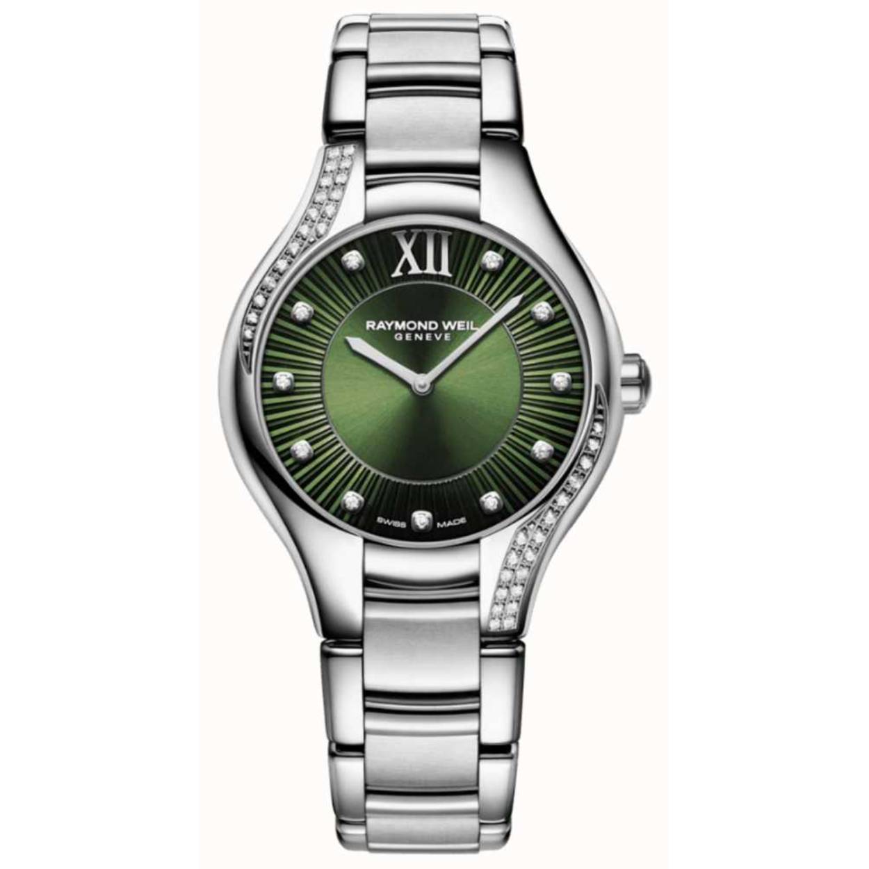 Dit is een horloge van het merk Raymond Weil gemaakt voor dames.
De specificaties zijn als volgt:
Kastmaat: 32 mm
Waterdichtheid: 5 ATM / 50 Meter / 165 Feet